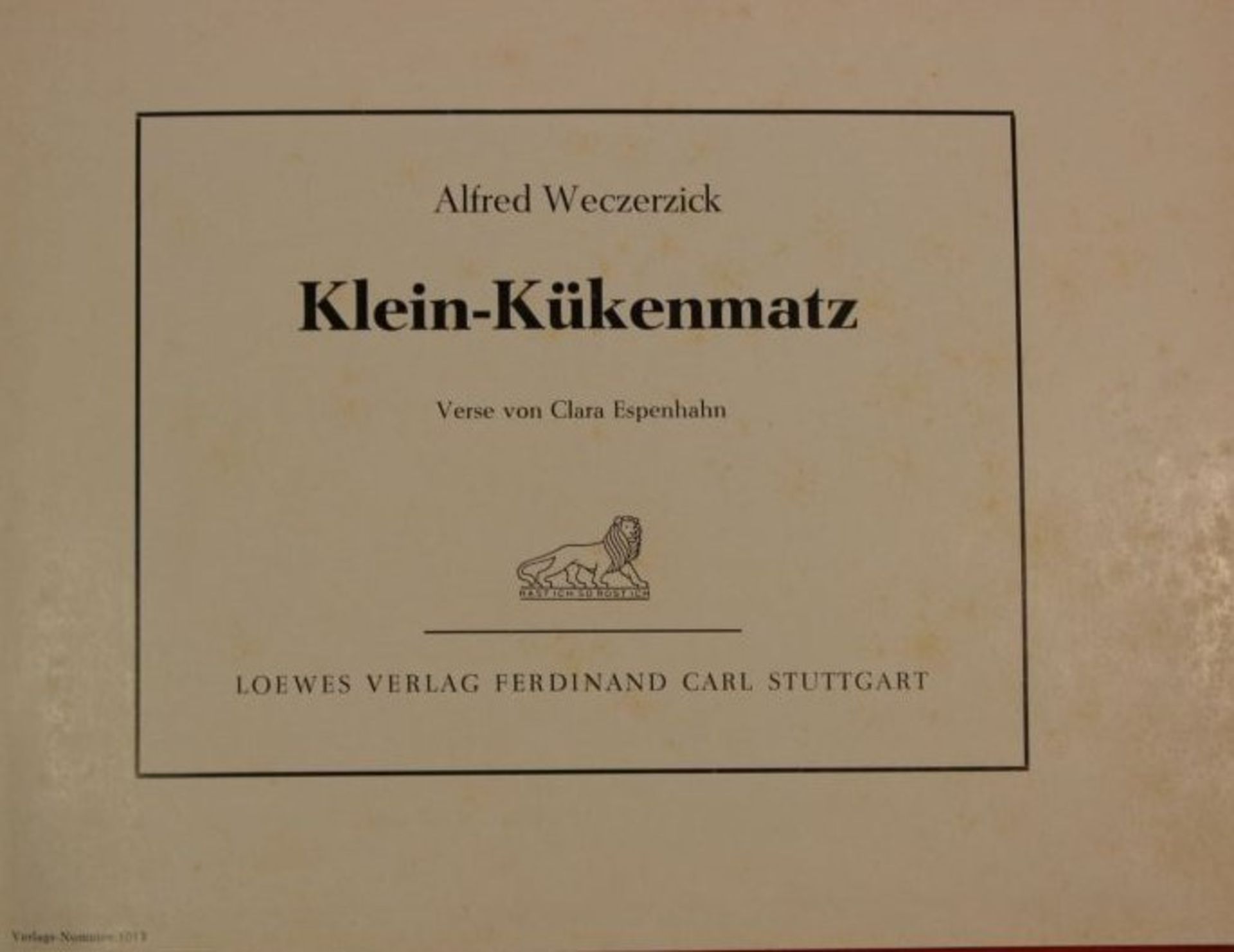 Klein-Kükenmatz, Alfred Weczerzick, o.J - Bild 2 aus 3