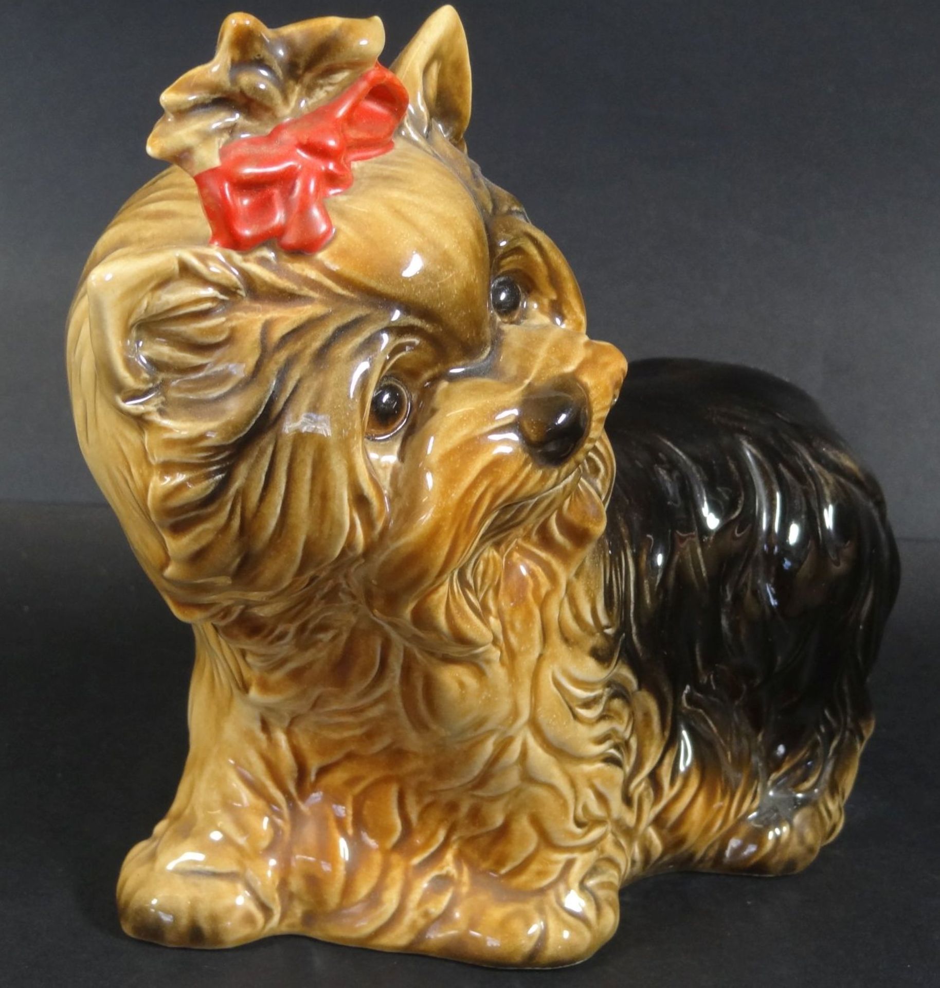 gr. Hund von Goebel, H-15 cm, L-20 cm - Bild 3 aus 6