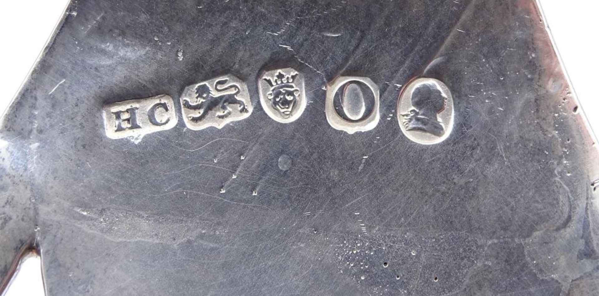 Antiker Toastständer,Silber ,wohl England,div.Punzierungen,230gr., 23,5cm ,H-11,5c - Bild 6 aus 6