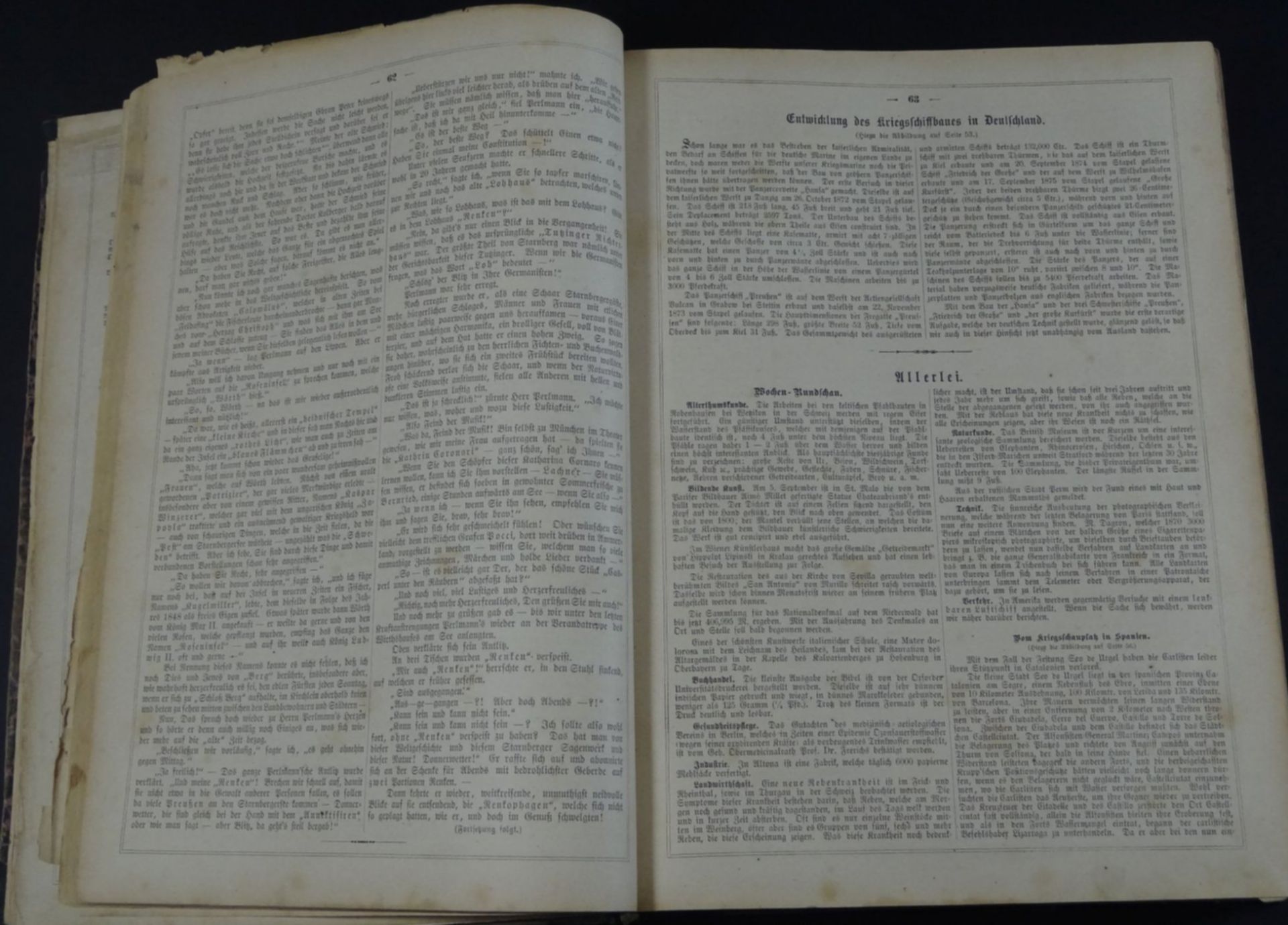 gebundene Jahresausgabe "Deutscher Hauschatz in Wort und Bild" Oktober 1875/1876, Pappeinband, - Bild 5 aus 10