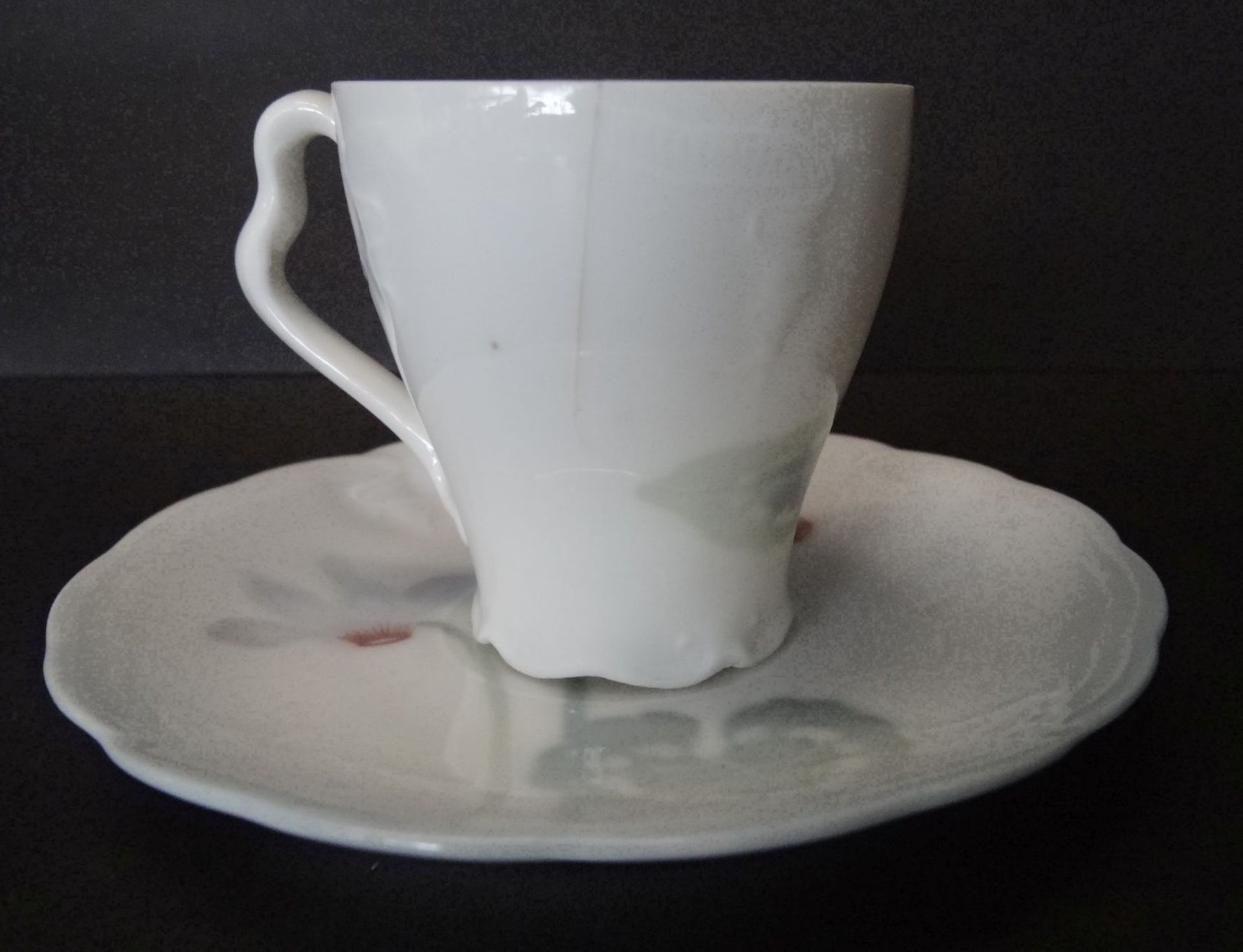 Jugendstil-Moccatasse mit U.T. Rosenthal" Copenhagen, Tasse mit Altriss - Bild 2 aus 5