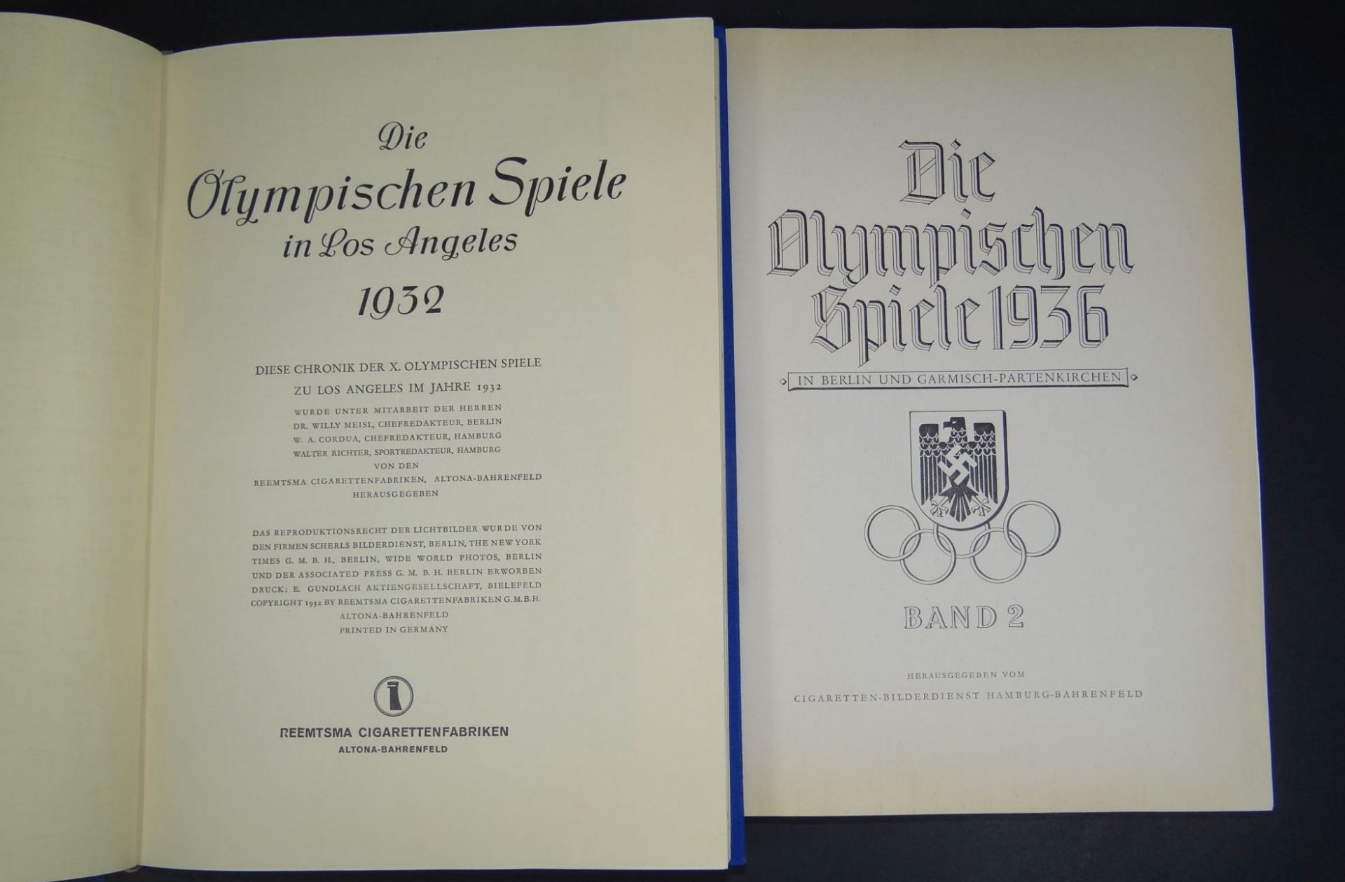 2x Olympia-Sammelalben, 1932 und 1936 (Bd. 2) - Bild 2 aus 6