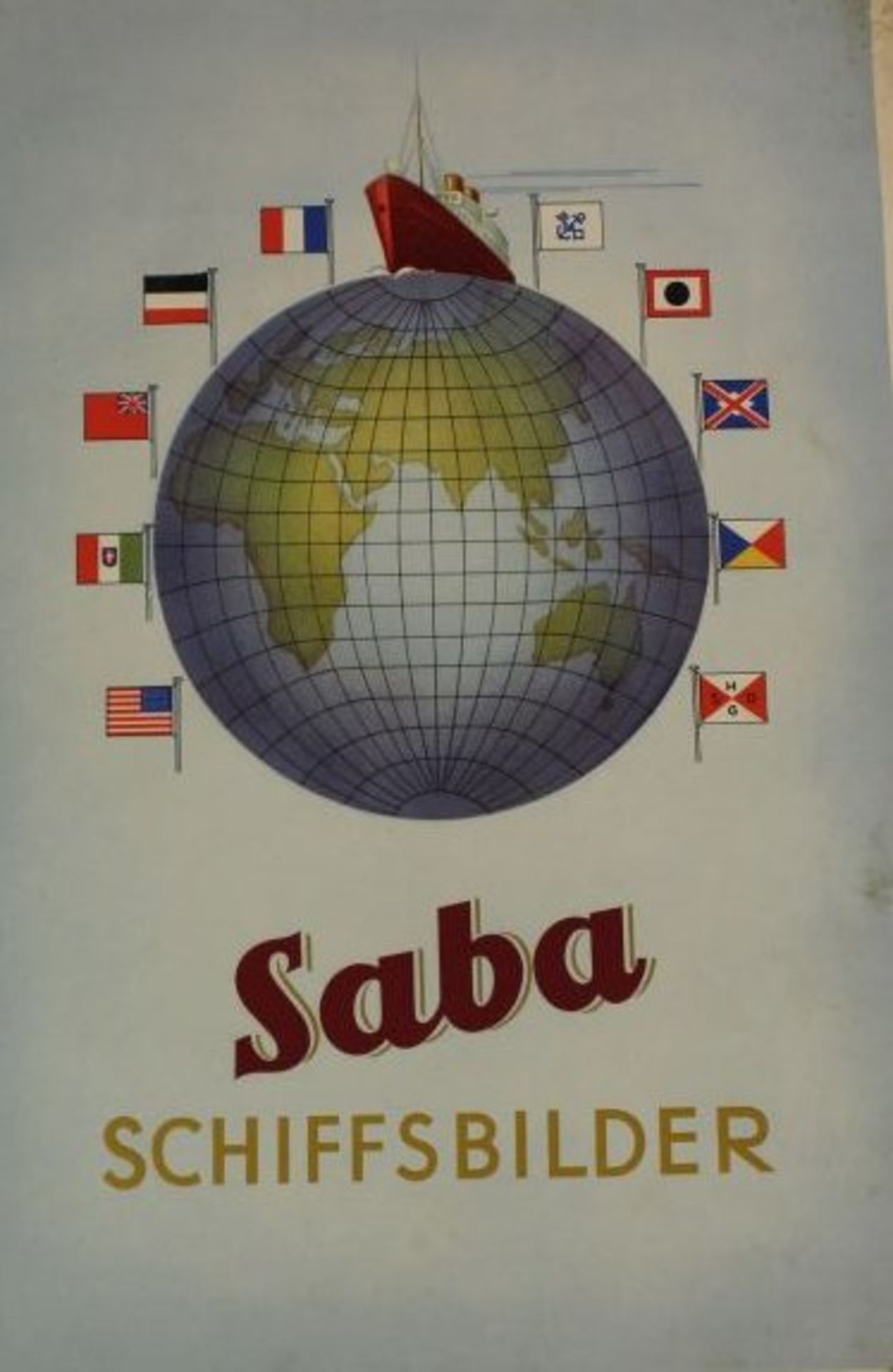 Sammelalbum "Saba Schiffsbilder", kompl., Alters-u. Gebrauchsspuren - Bild 2 aus 3