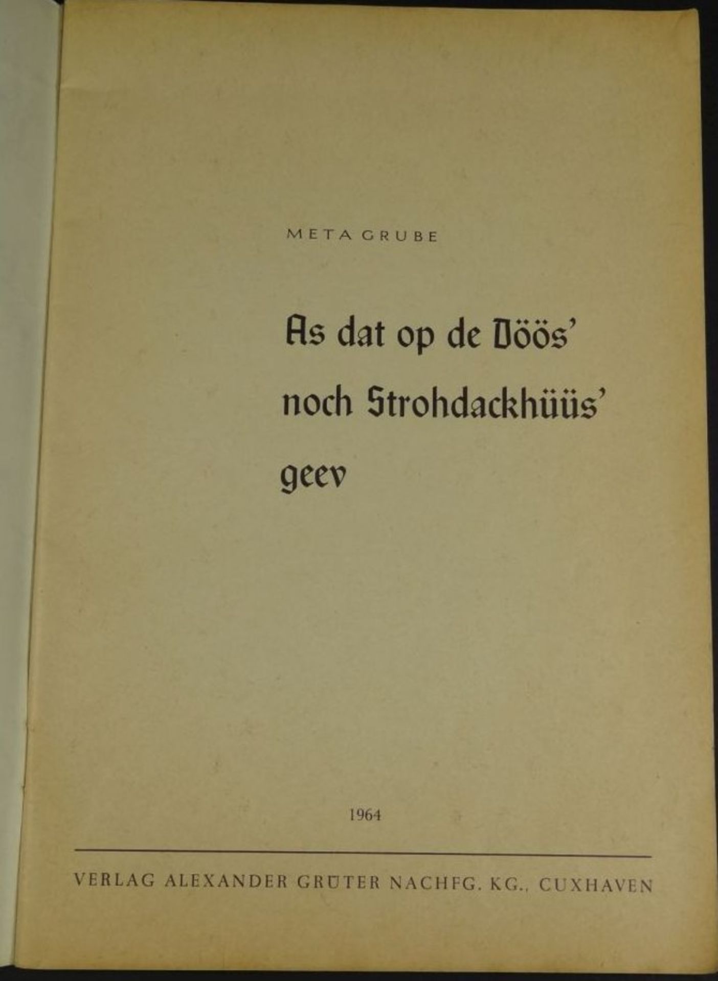 Meta Grube, 1968 "As dat op de Döös...." - Bild 2 aus 7