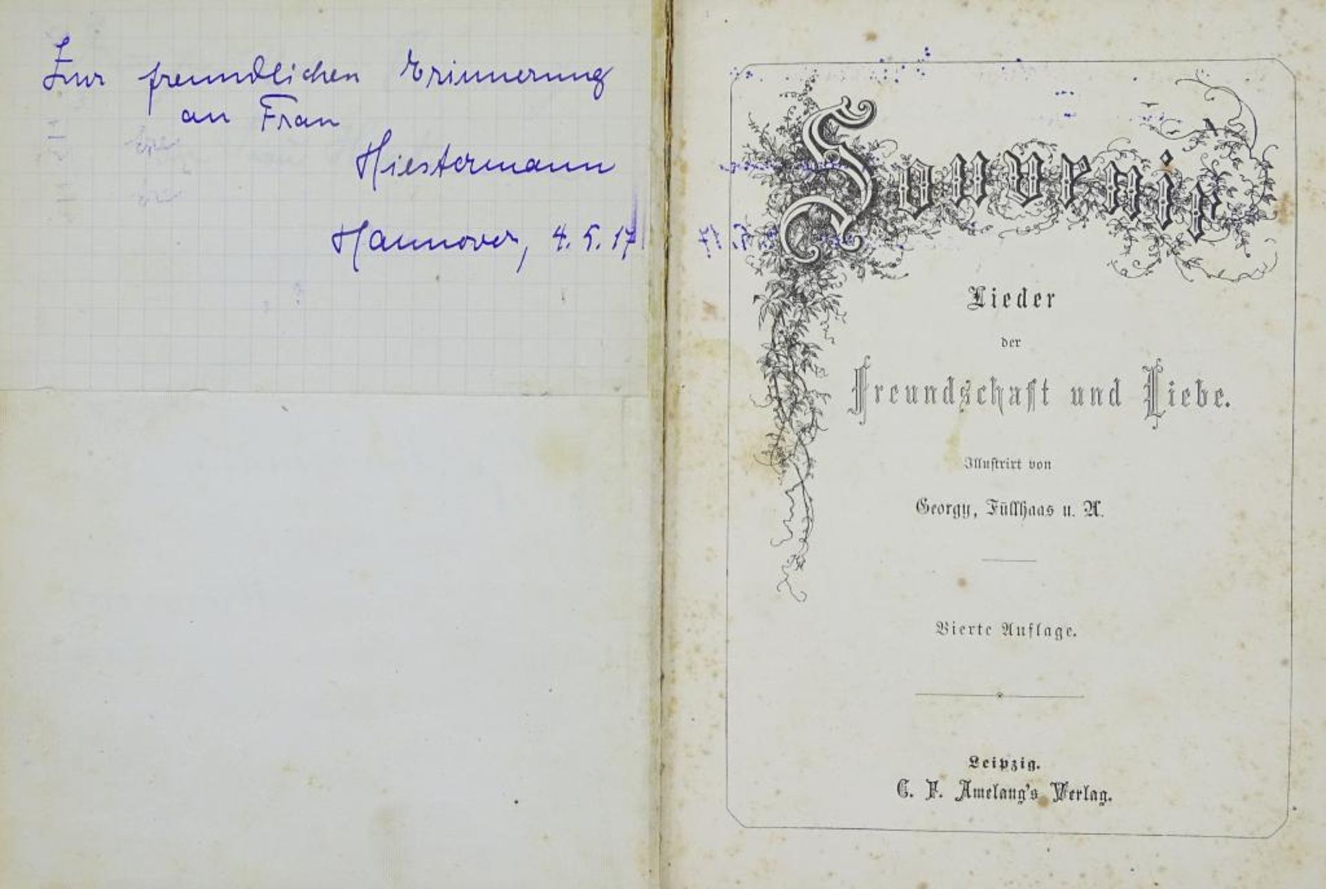 Zwei Bücher, 1x Liederbuch und 1x Dichtungen,Berlin 1891 und Leipzi - Bild 8 aus 10