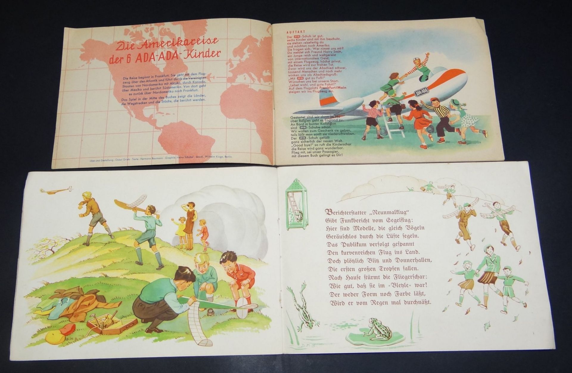 2x Werbehefte für Kinder um 1920/30,1x Ada-Ada, Fa. Wilhelm Bleyle, Alters-u. Gebrauchsspure - Bild 4 aus 6