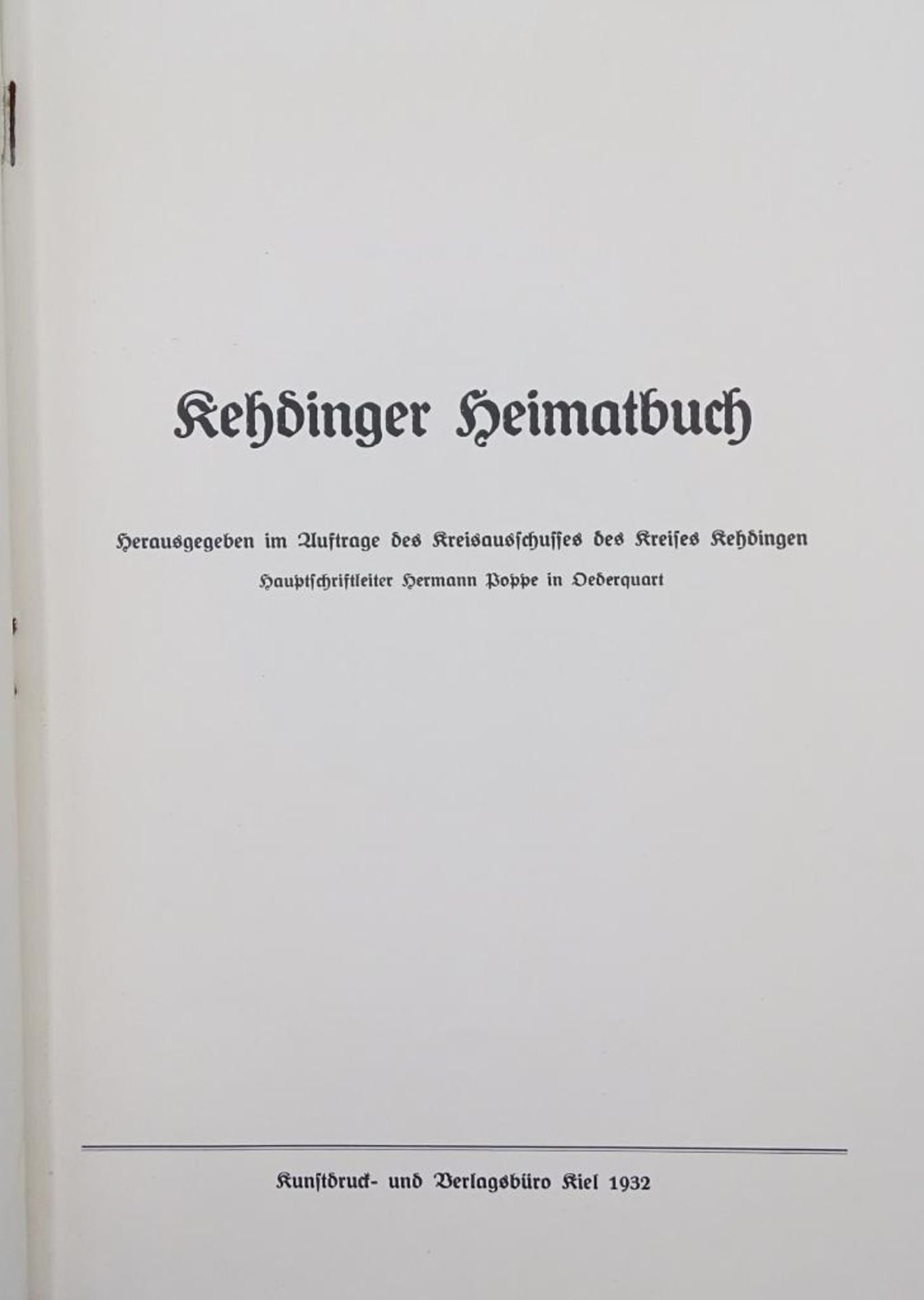 Kehdinger Heimatbuch, 1932, - Bild 2 aus 10