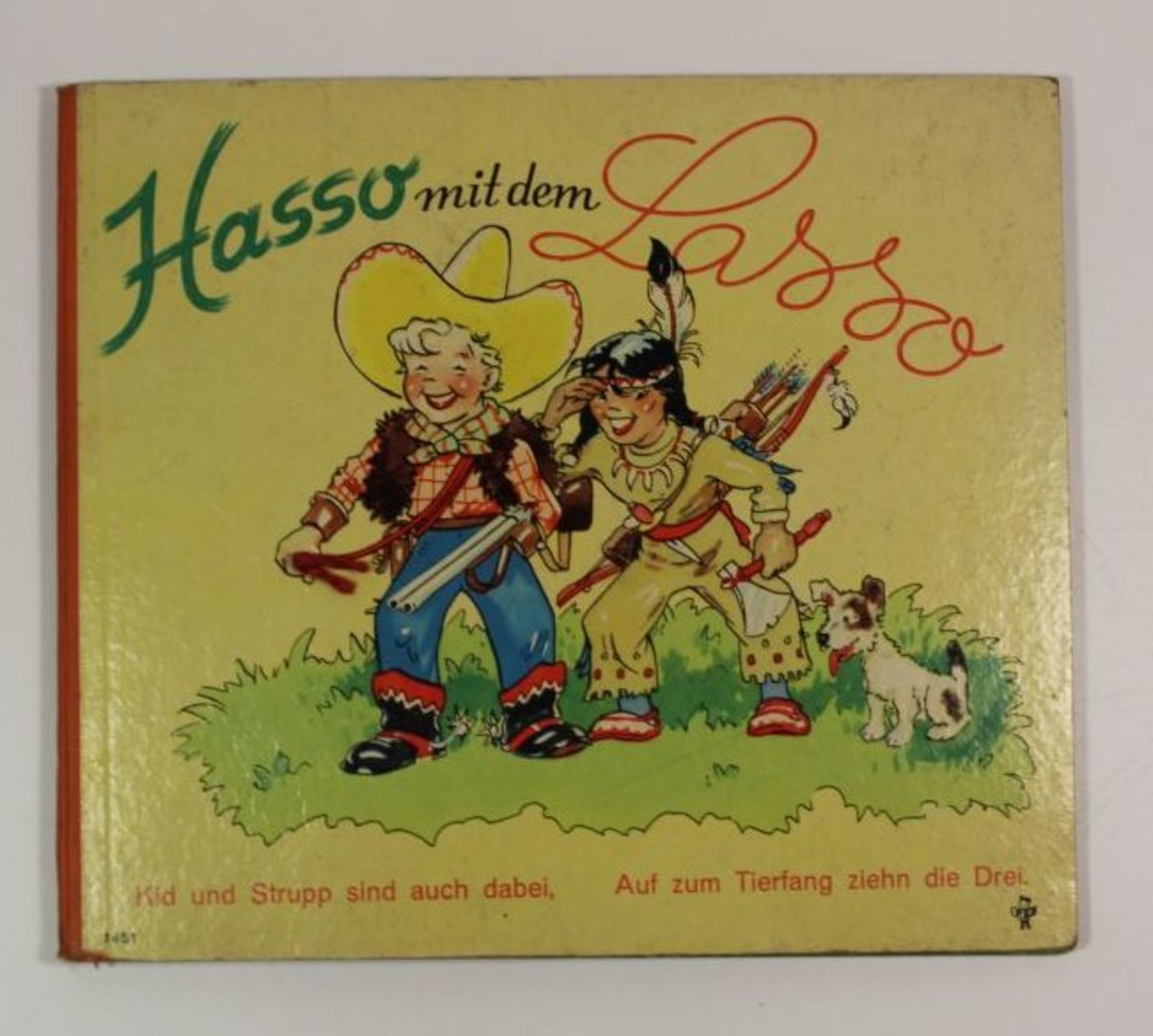 Kinderbuch, Hasso mit dem Lasso, wohl 50er Jahre.