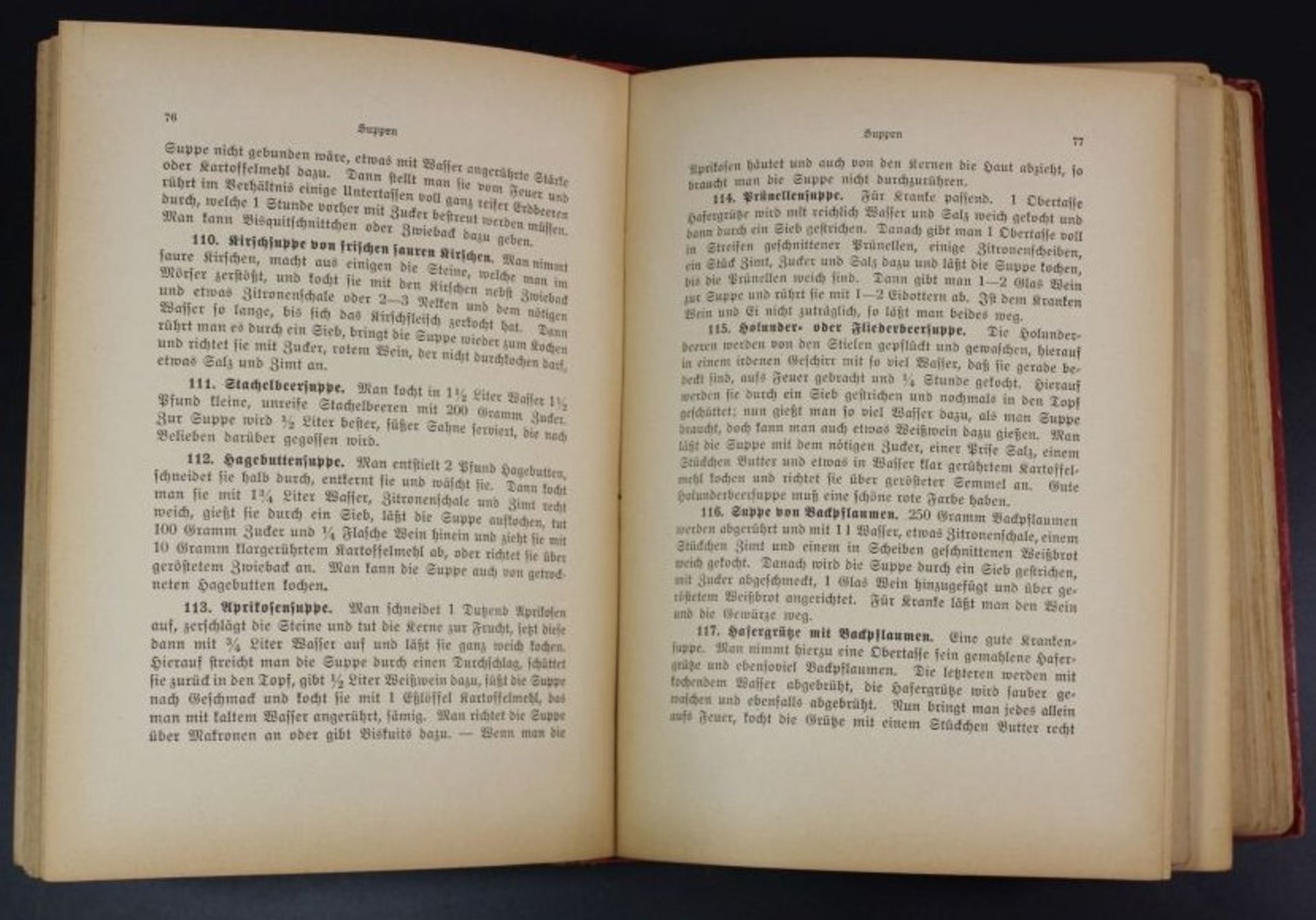 Henriette Davidis Kochbuch, um 1920, Alters-u. Gebrauchsspurenm einige Seiten lose aber wohl kompl. - Bild 3 aus 3