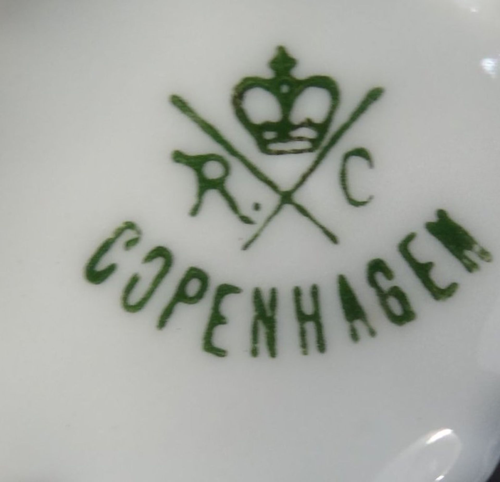 Jugendstil-Moccatasse mit U.T. Rosenthal" Copenhagen, Tasse mit Altriss - Bild 5 aus 5