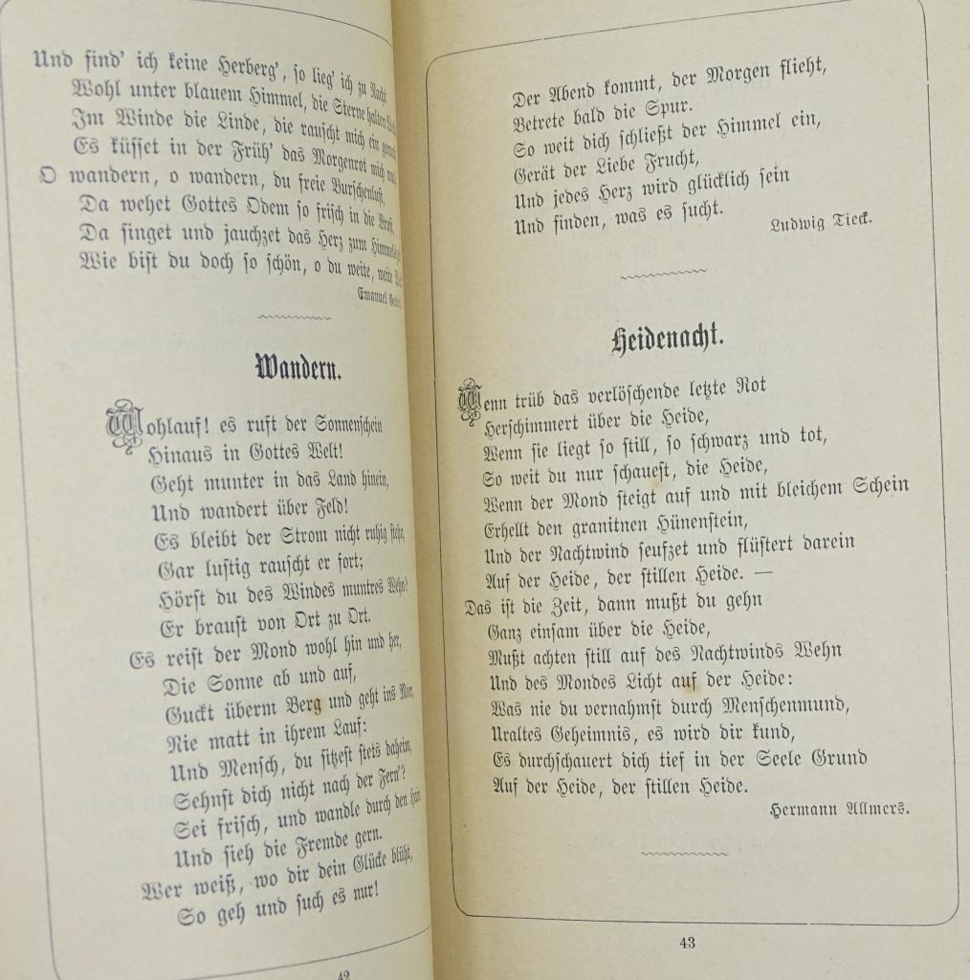 Zwei Bücher, 1x Liederbuch und 1x Dichtungen,Berlin 1891 und Leipzi - Bild 7 aus 10