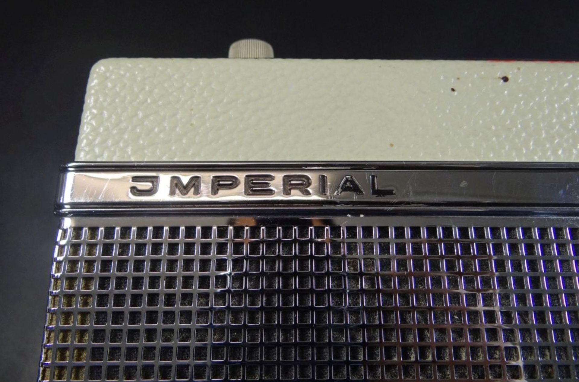 gr. Transistor-Radio "Imperial Capri" um 1960, Funktion nicht geprüft, H-19 cm, B-28 c - Bild 4 aus 6