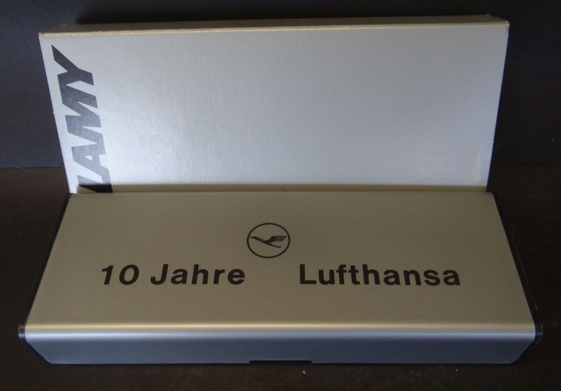 2x Lamy Kugelschreiber Lufthansa-Werbung , 1x Rotring "Seewetteramt"