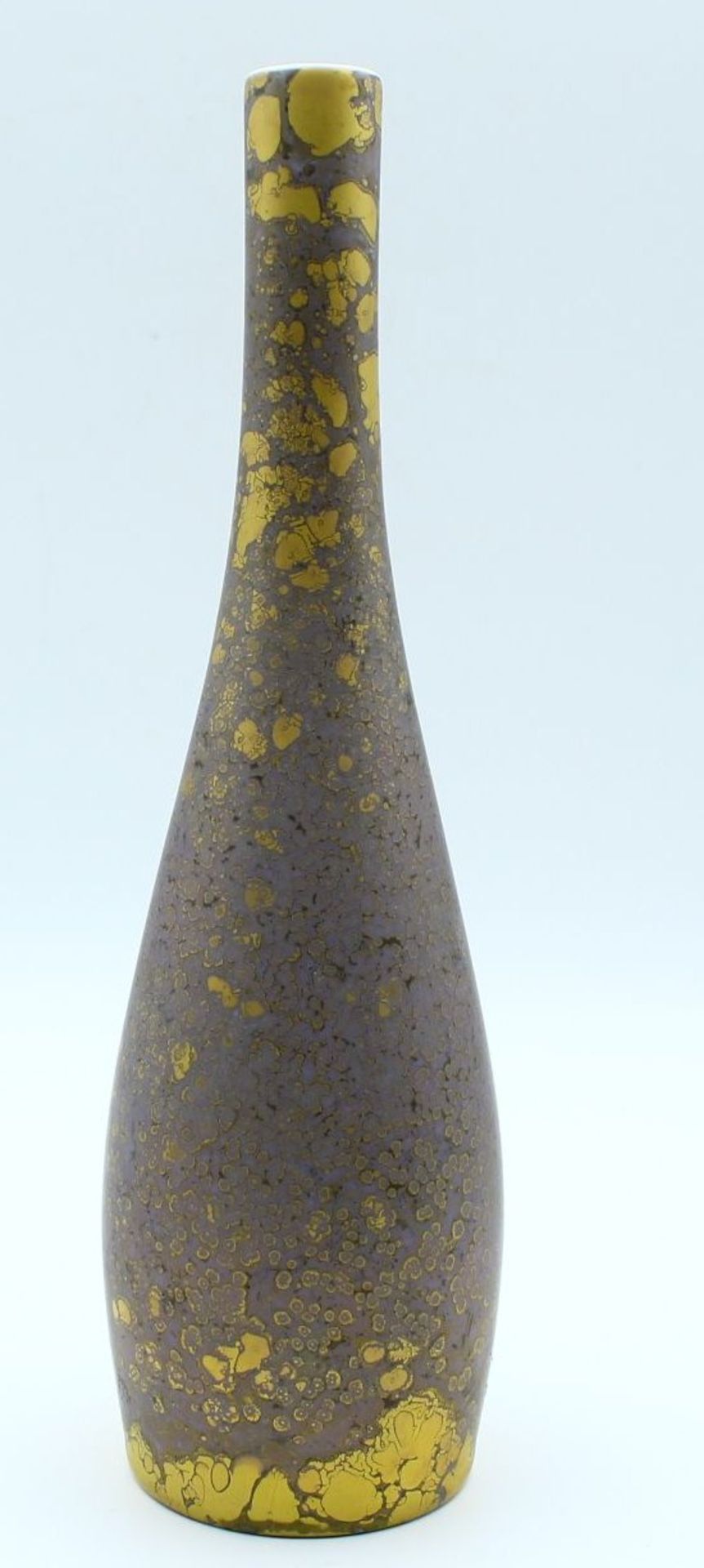 schlanke Rosenthal Vase, handbemalt, H-19 cm