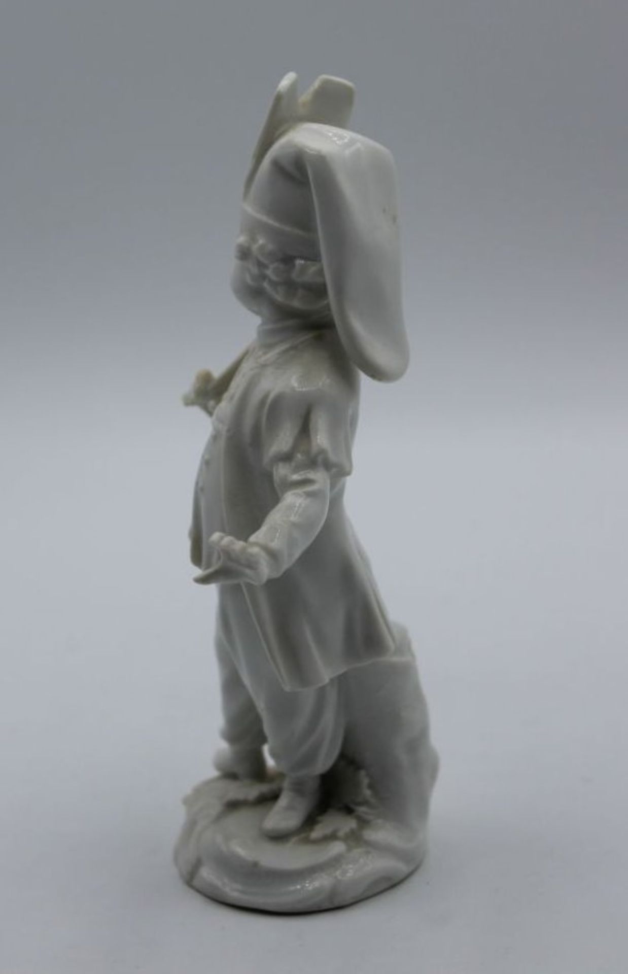 Figur, Meißen, Schwertermarke, um 1900, Weißporzellan, restauriert, H-14cm - Bild 3 aus 4