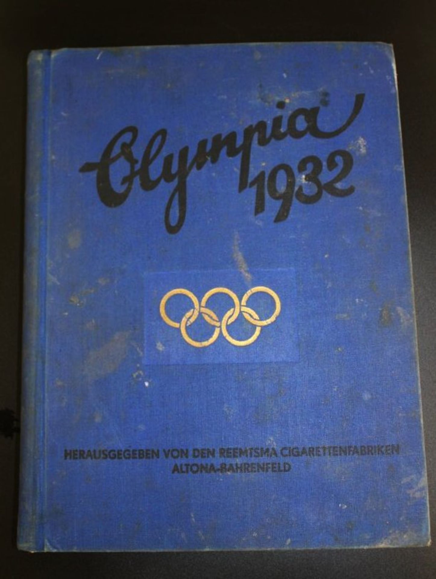 Sammelalbum, Olympia 1932, kompl., Alters-u. Gebrauchsspuren.