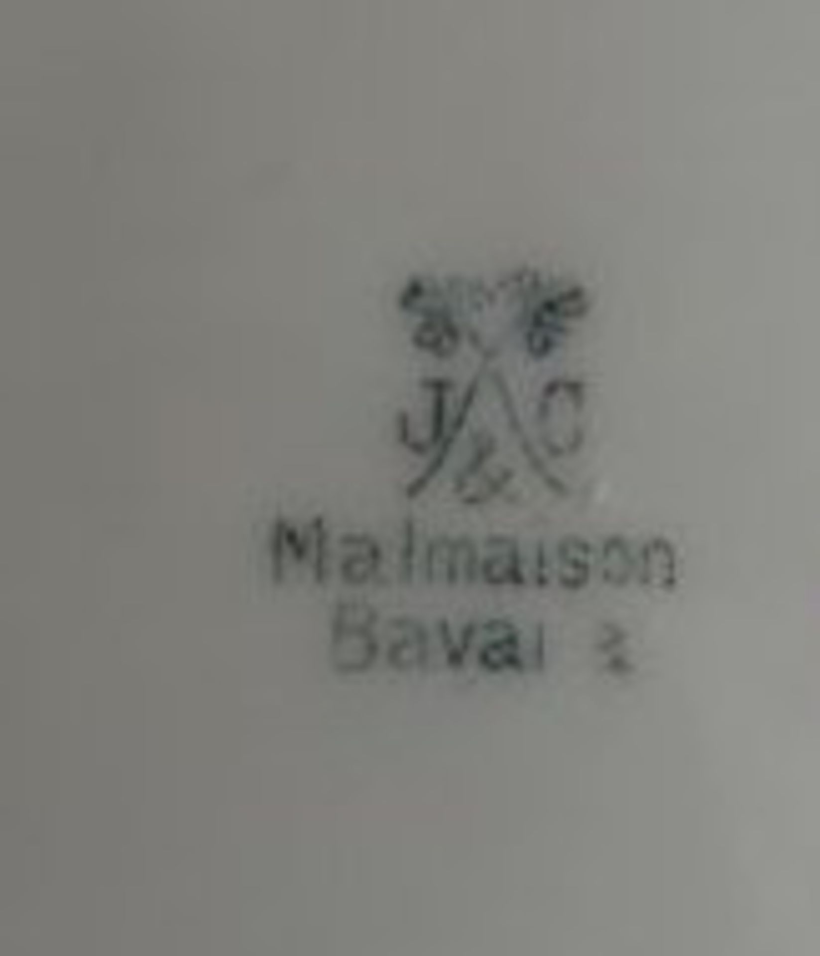4x Teller mit Früchtedekoren, "Malmaison", J & C, je signiert, 1x bestossen, D-20cm. - Bild 2 aus 3