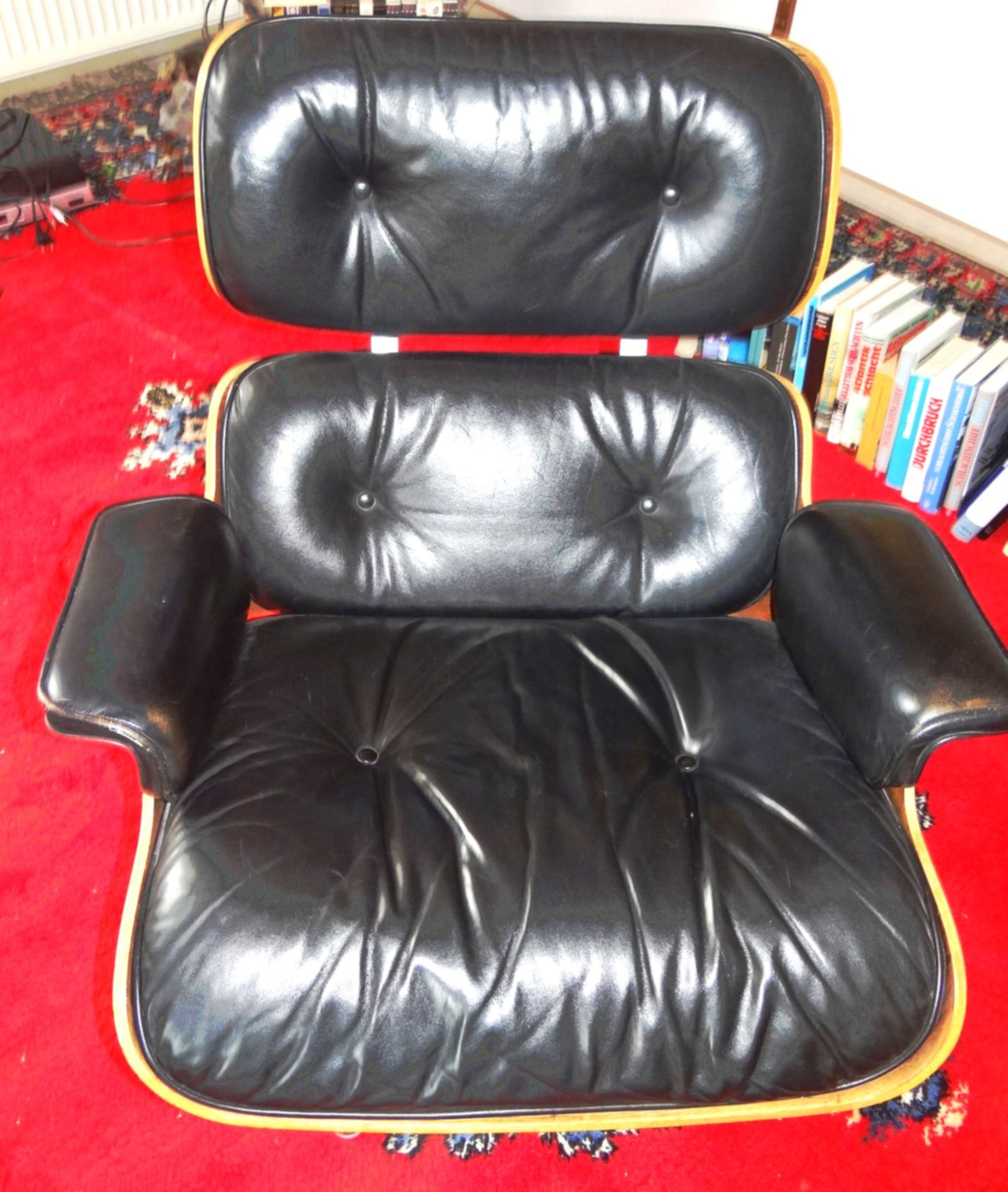 RAY & CHARLES EAMES, "Lounge Chair " 1960er Jahre, Entwurf: 1956, Hermann Miller Collection, - Bild 2 aus 9