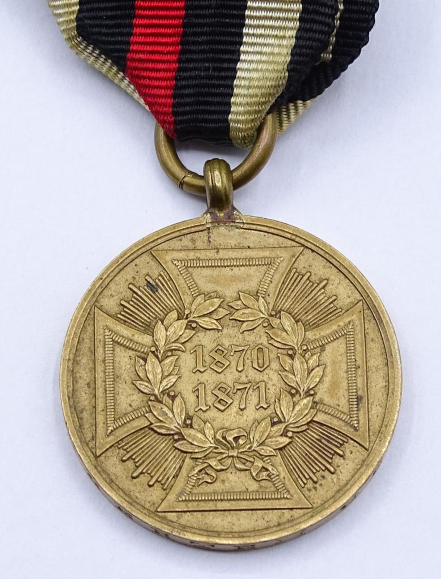 Preussen Kriegsdenkmedaille 1870-1871 für Kämpfer an Ba - Bild 2 aus 4