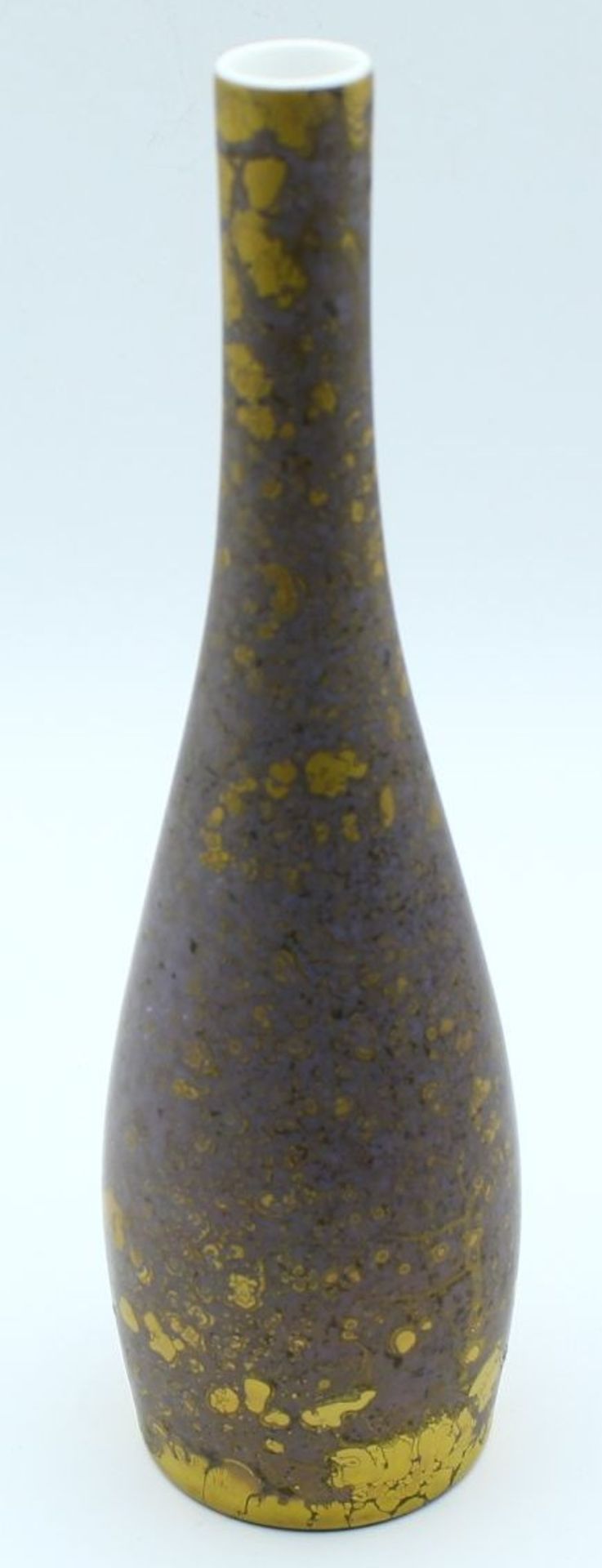 schlanke Rosenthal Vase, handbemalt, H-19 cm - Bild 3 aus 5