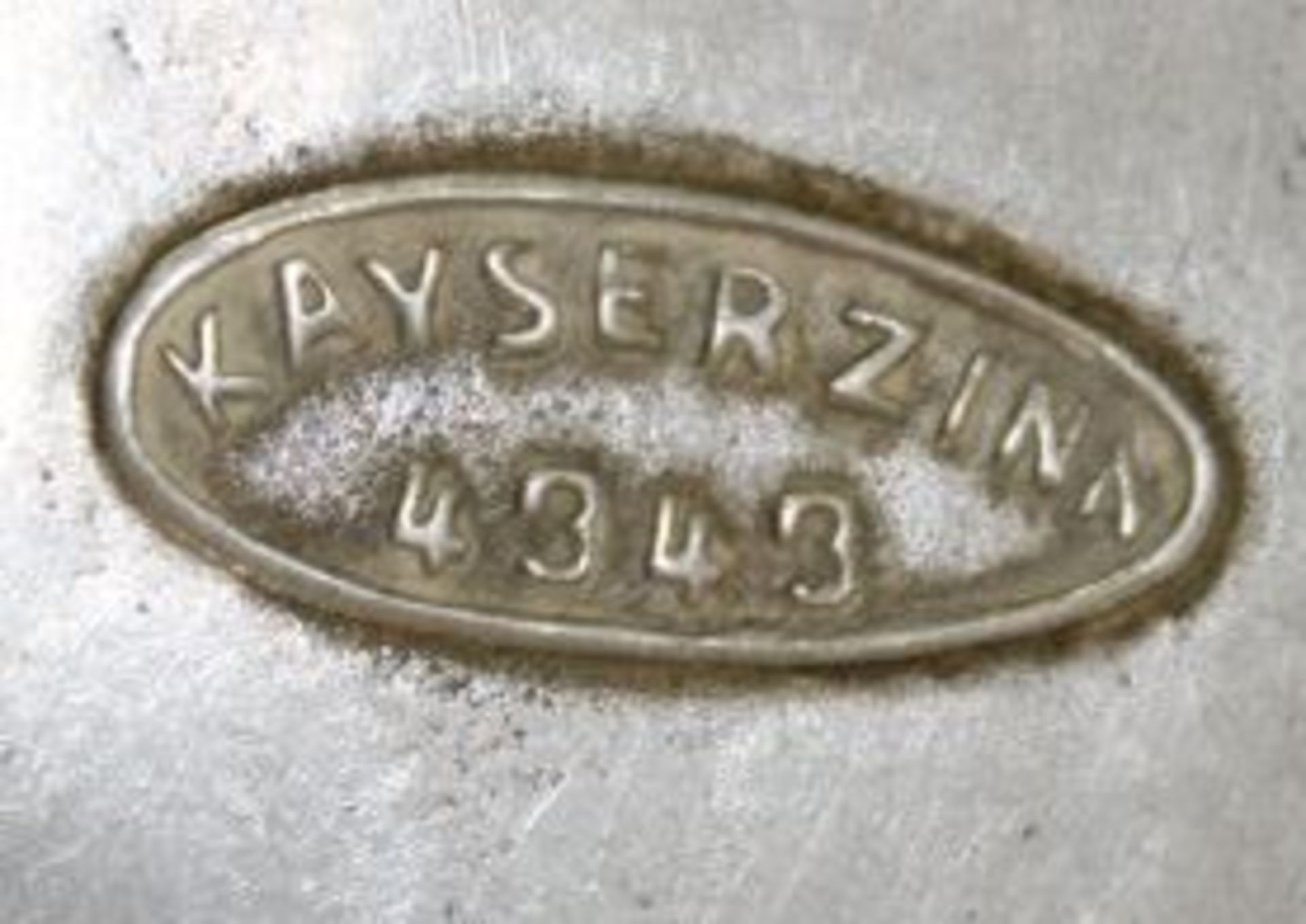 Zinn-Reliefplatte, J. P. Kayser Sohn, Krefeld, um 1904, Entw. Hugo Leven nach Jagdzeichnungen von - Bild 3 aus 3