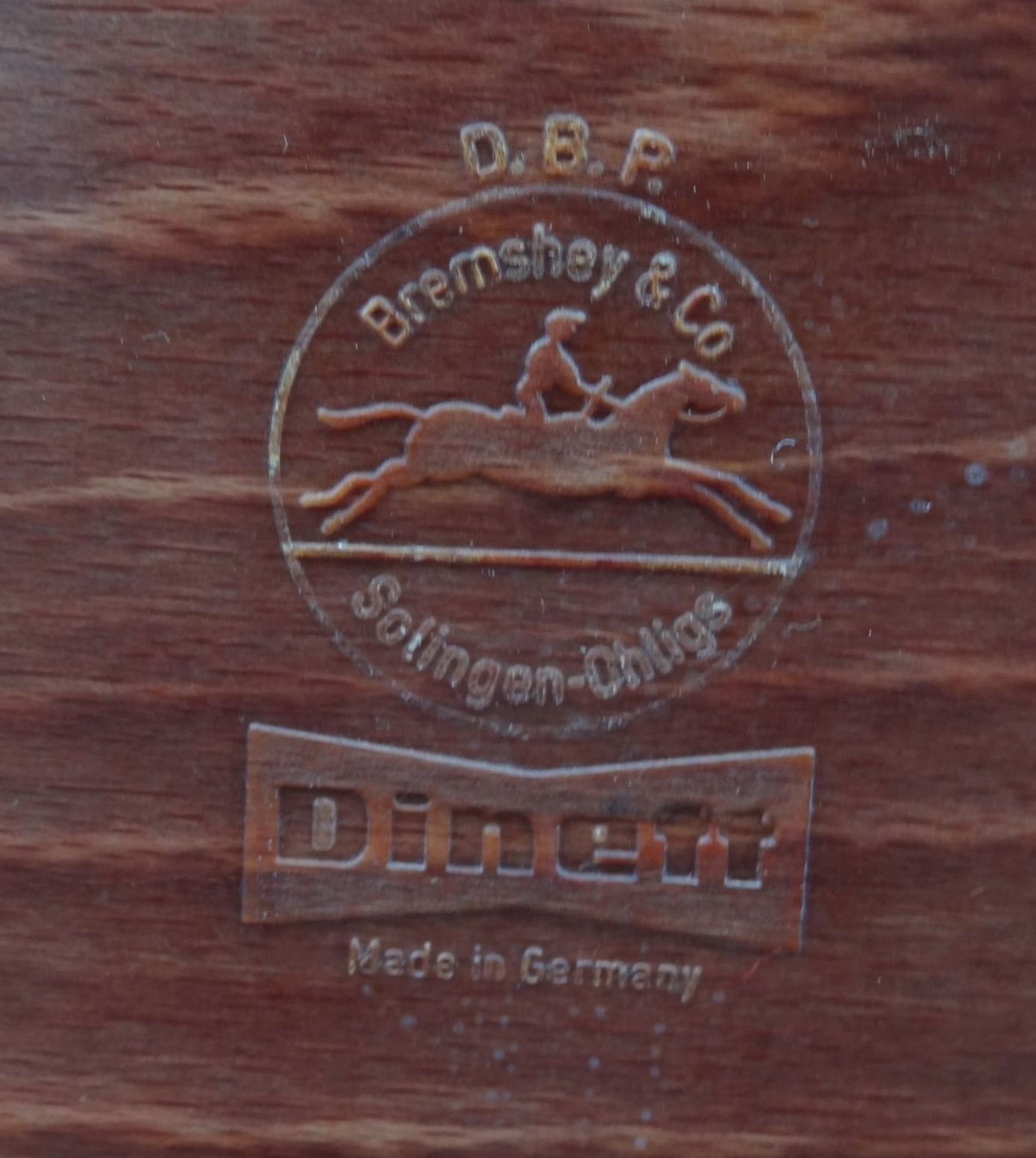 Dinett von Bremshey & Co, 1960-69, Solingen, klappbar, Höhe 75, Breite 66x41 cm - Bild 6 aus 6