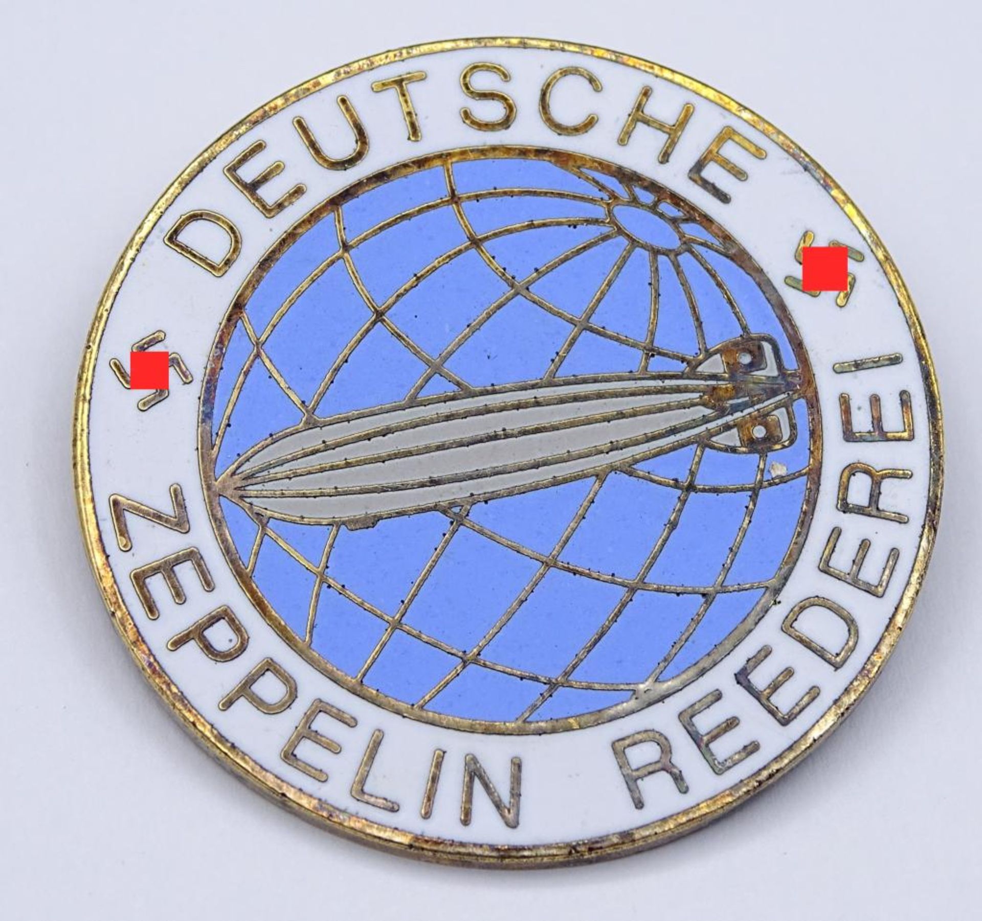 Anstecker " Deutsche Zeppelin Reederei",emailliert,