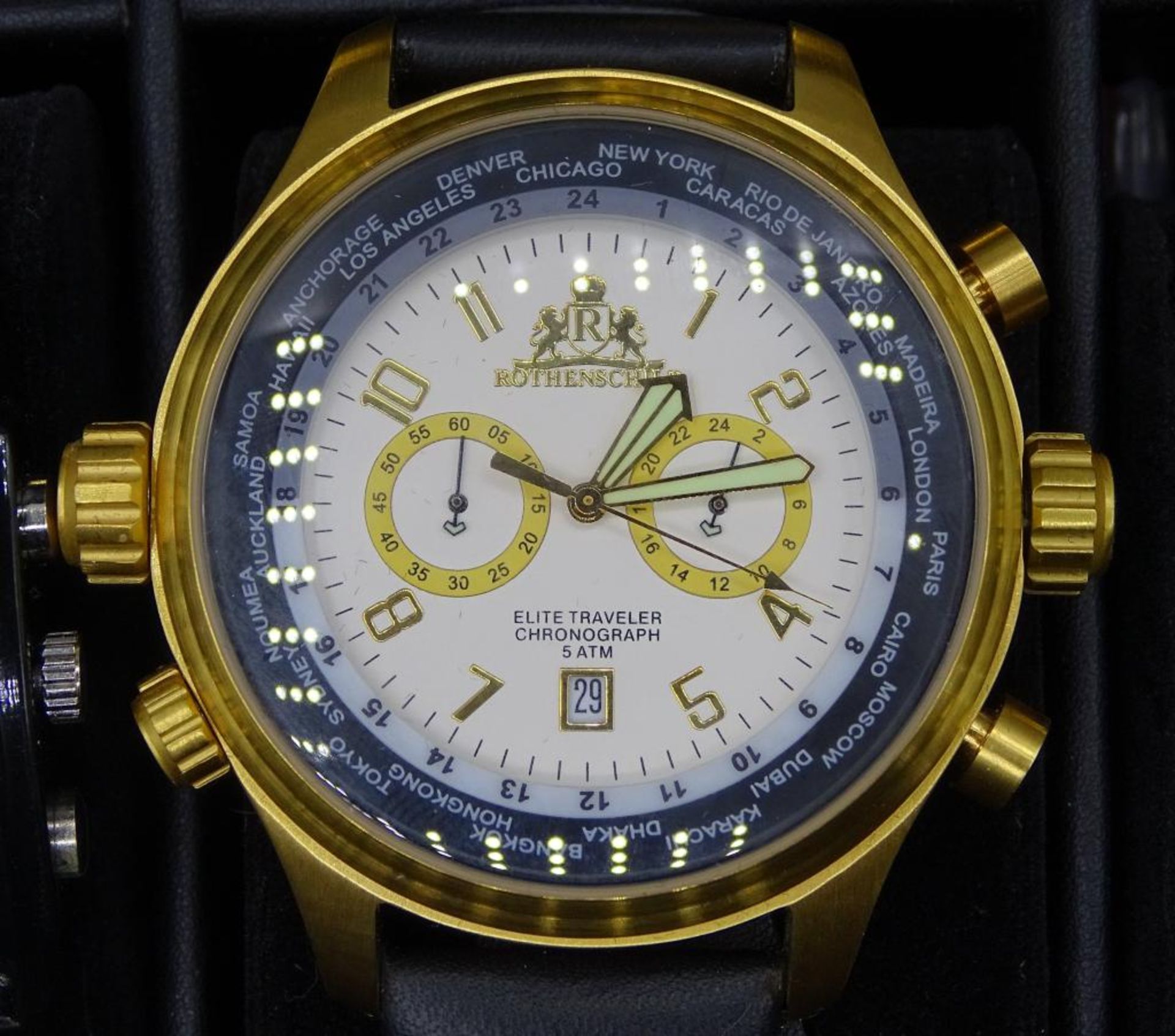 Konvolut Herren Armbanduhren in Uhrenschachtel,Constantin Durmont,Krug-Baumen,Rothenschild,E´ - Image 8 of 10