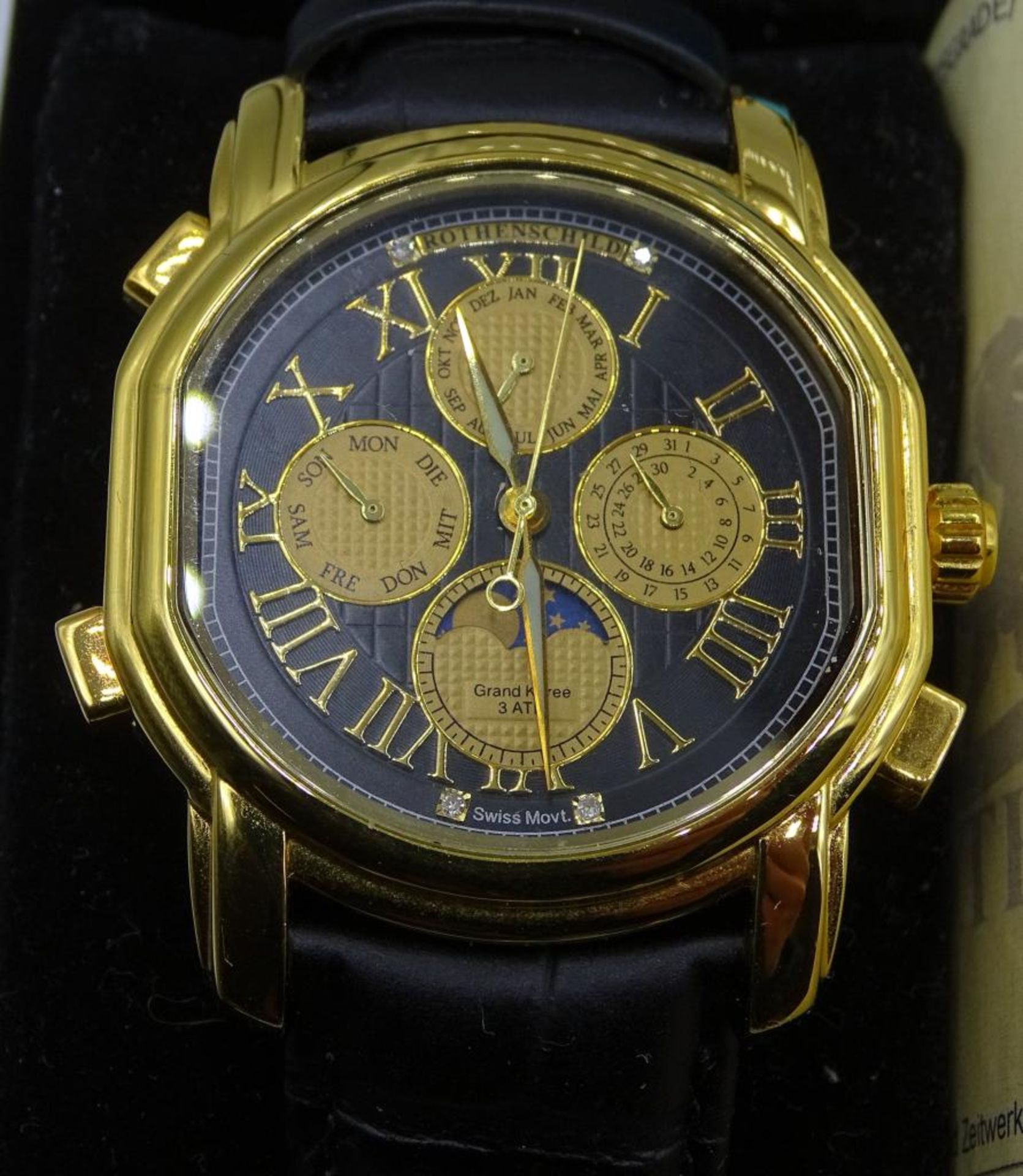 Großes Konvolut Herren Armbanduhren in Uhrenkoffer,Constantin Weisz,Eden,Rothenschild,Constantin - Image 6 of 9