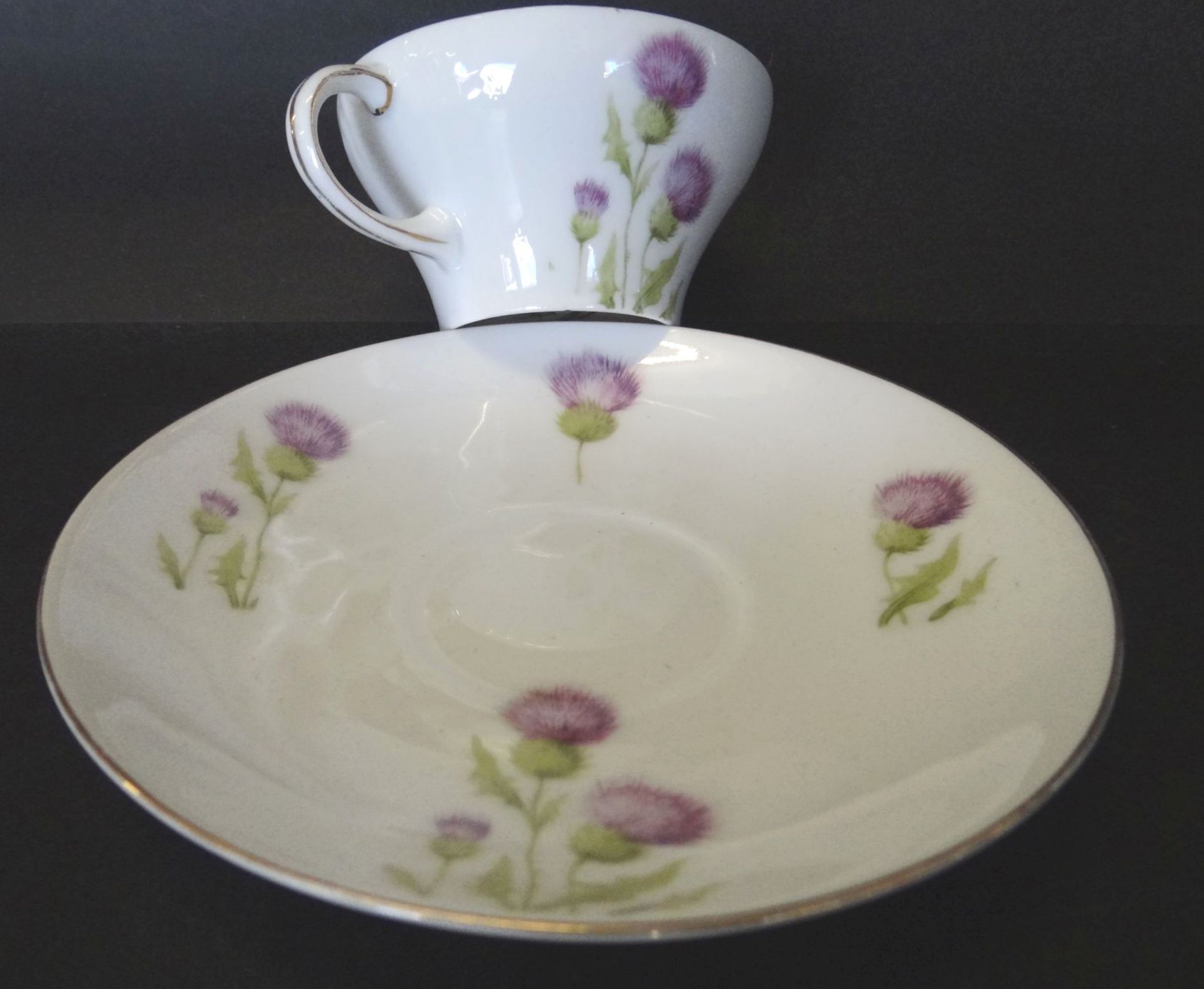 Jugendstil-Teetasse mit U.T. "Rosenthal" Secession - Bild 2 aus 4