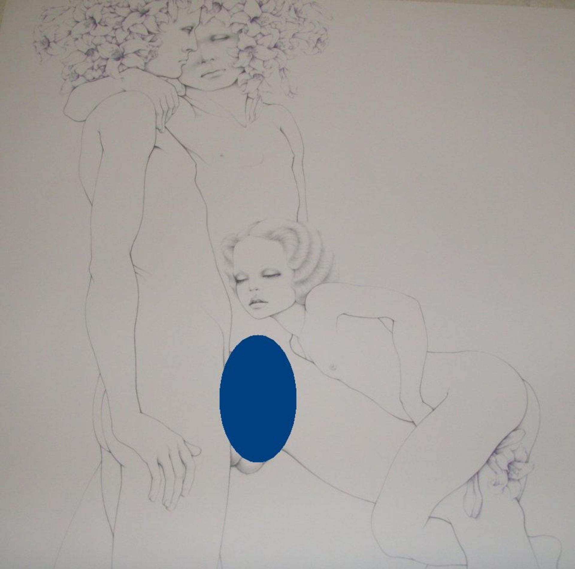Gilles RIMBAULT ( 1945), erotische Grafiken 6 verschiedene Motive Farboffset-Drucke , im Druck - Bild 2 aus 10