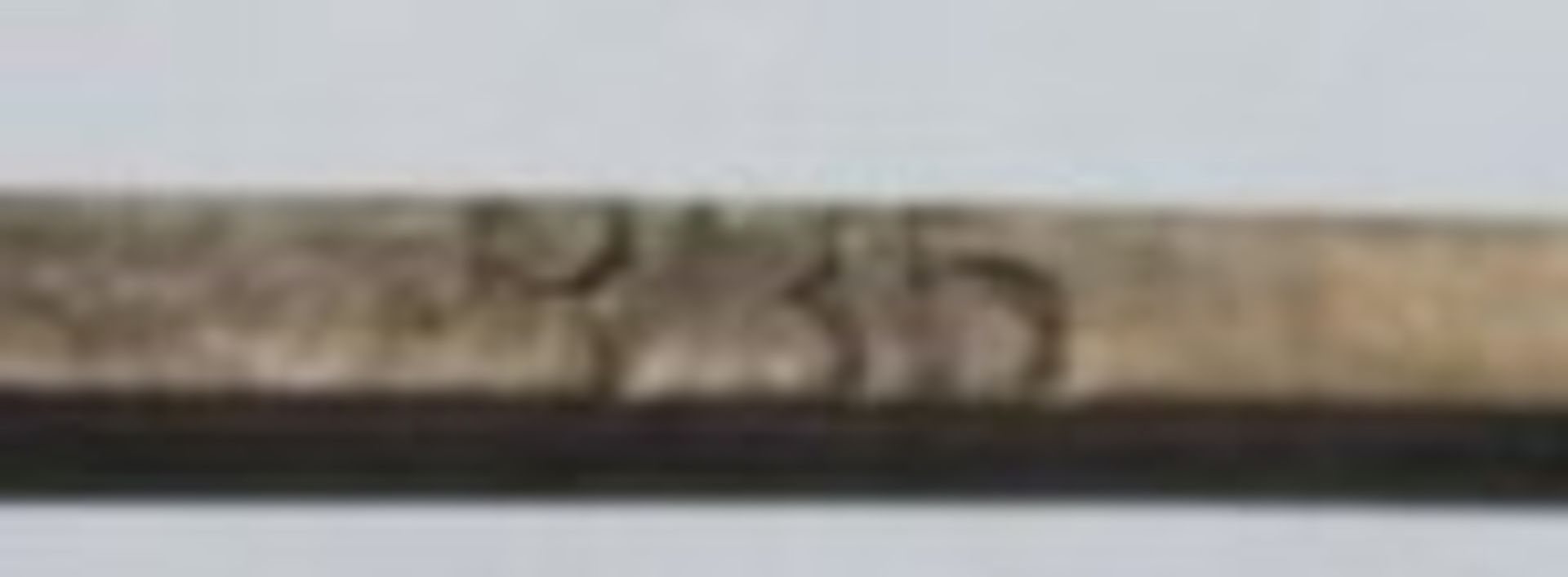 kl. Zuckerlöffel, 835er Silber, mit Lapis, ca. 3,8gr., L-7,5cm. - Bild 3 aus 3