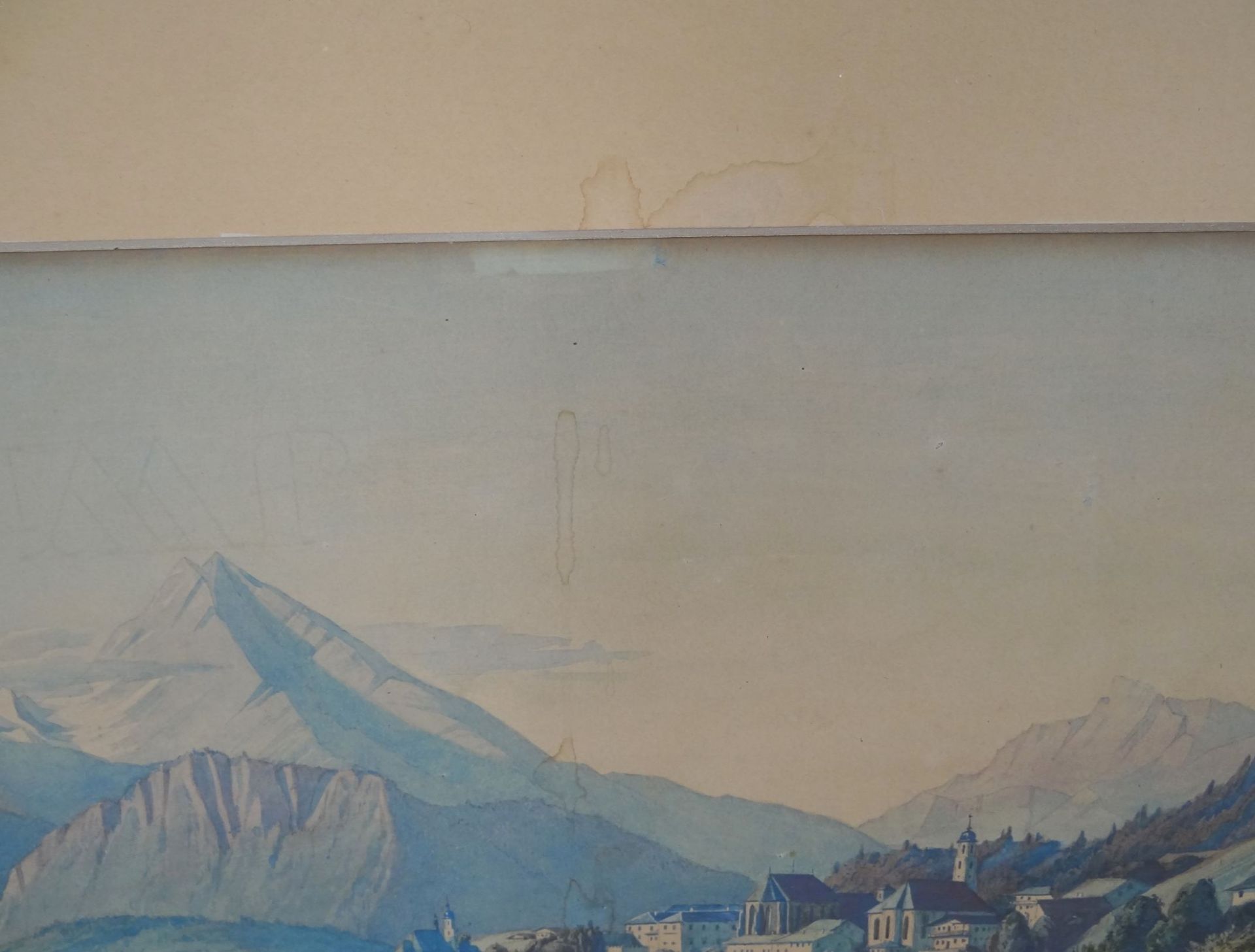 Franz LEINECKER (1825-1917), 1849 "St.Veit in Osttirol" Aquarell, signiert, datiert, Ortsbezeichnet, - Bild 6 aus 10