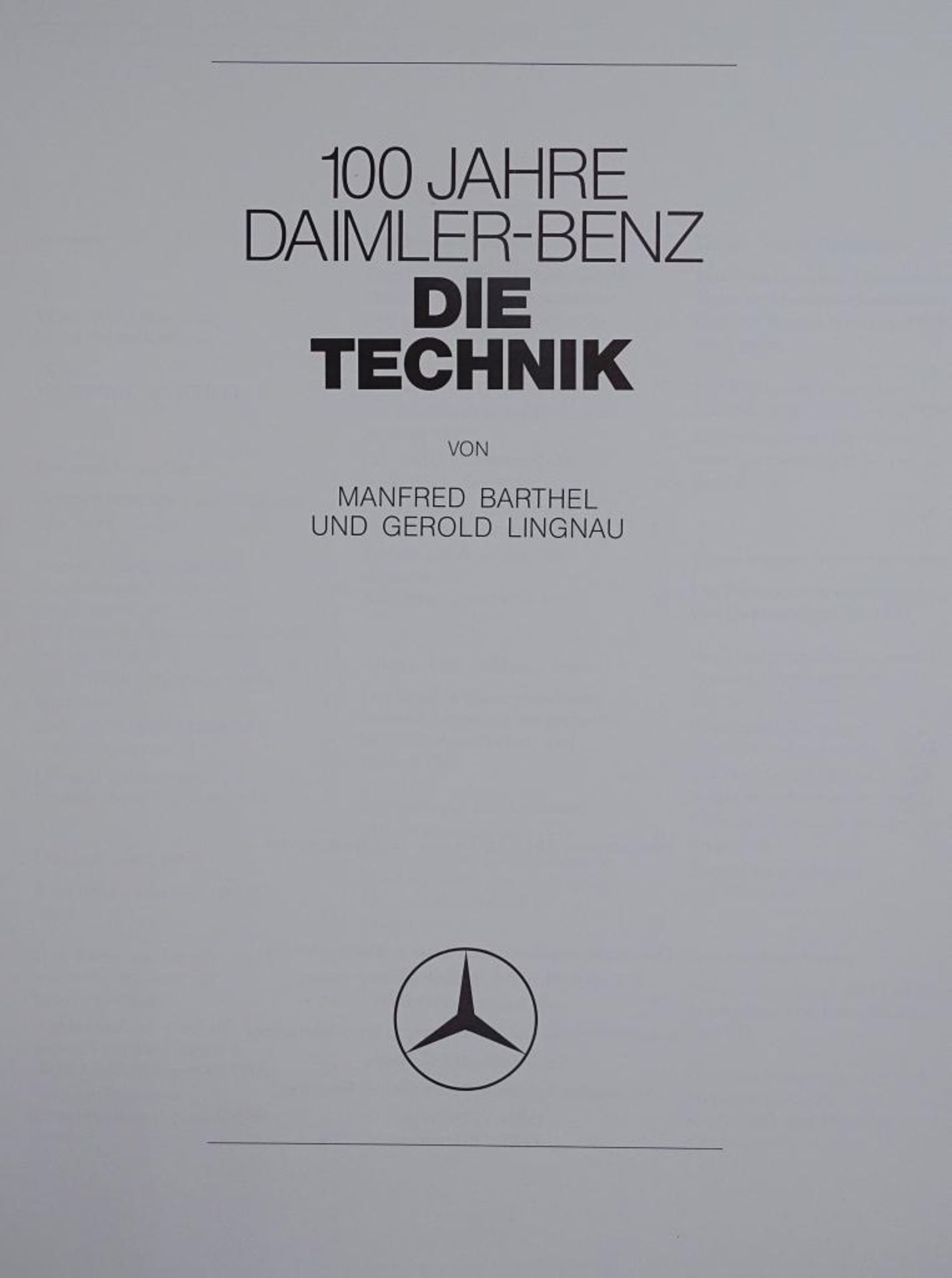 100 Jahre Daimler-Bezn, Zwei Bände, "Die Technik und das Unternehmen", 1986,im Schube - Bild 3 aus 10