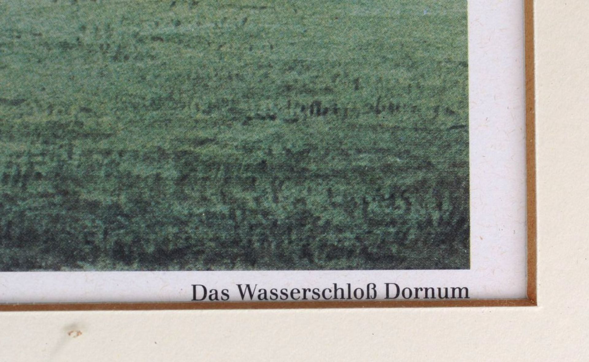 3x Drucke G.Kistenmacher, Schlossansichten von Lütetsburg,Dornum und Gödens, je RG 57x46 - Bild 7 aus 9