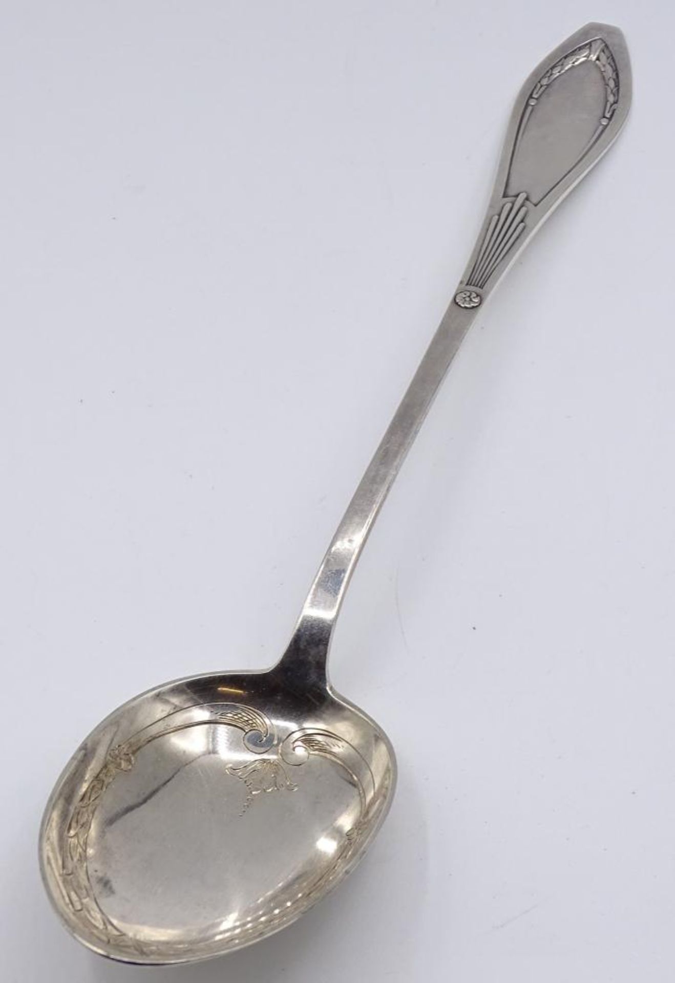 Großer Vorlegelöffel, Silber 800/000, L- 27cm, 75,3g - Bild 2 aus 5
