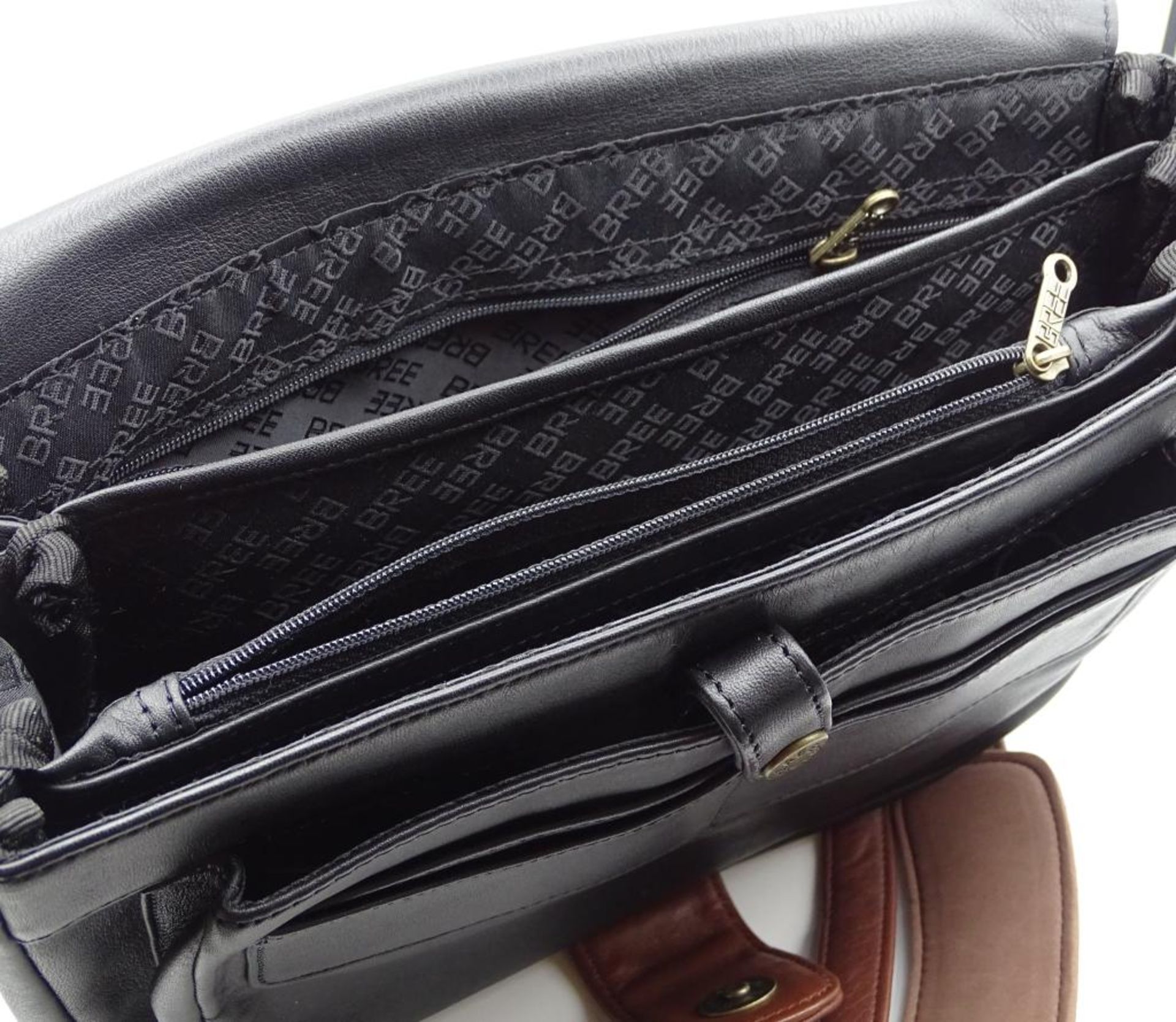 Damen Handtasche, "Bree",schwarz/braun, neuwertiger Zustand,27x23cm - Bild 4 aus 6