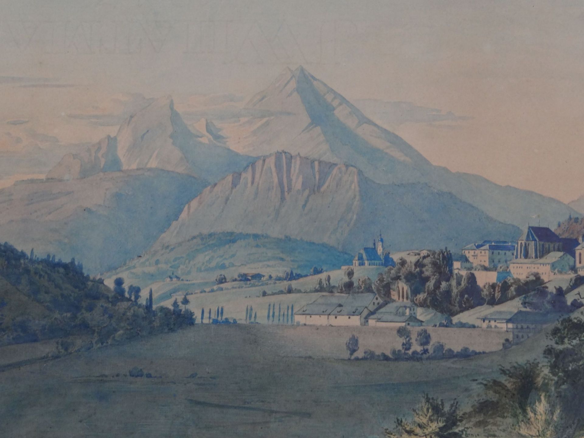 Franz LEINECKER (1825-1917), 1849 "St.Veit in Osttirol" Aquarell, signiert, datiert, Ortsbezeichnet, - Bild 2 aus 10