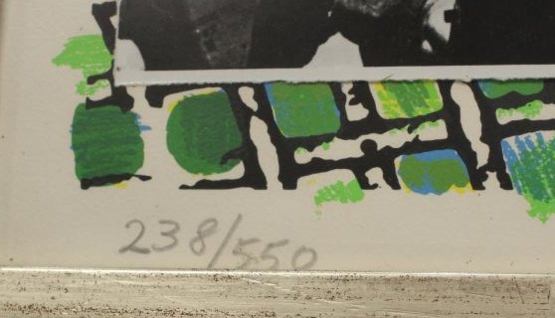 Joe TILSON (1928), Let a Thousand Parks Bloom (1971), Farbsiebdruck, gerahmt/Glas, RG 105 x 75cm. - Bild 2 aus 3