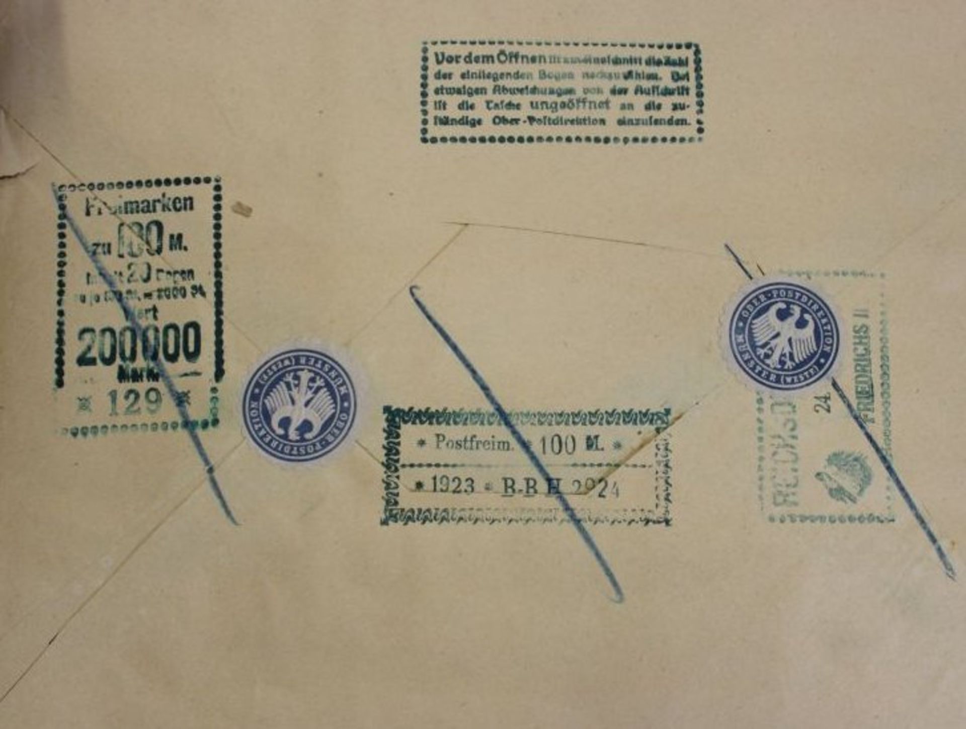 Konvolut Markenbögen, um 1920. - Bild 7 aus 10