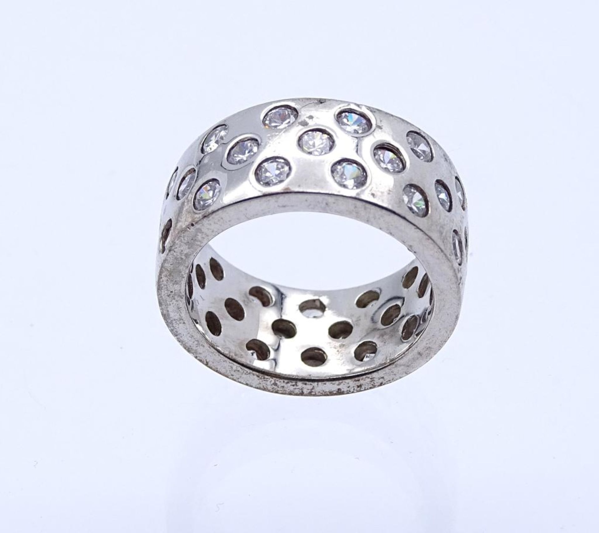 Juweliersauflösung: Massiver Sterling Silber Ring 925/000,12,3gr. RG 5 - Bild 2 aus 3