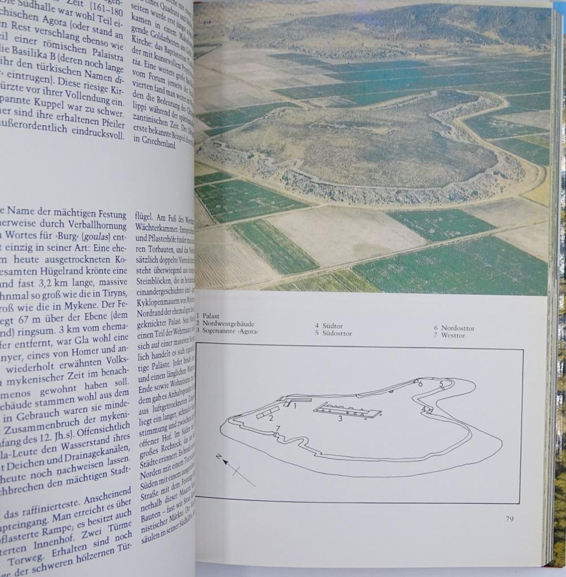 "Das antike Griechenland aus der Luft", 1975, Text und 140 Farb Aufnahmen,138 Planskizzen - Image 7 of 10