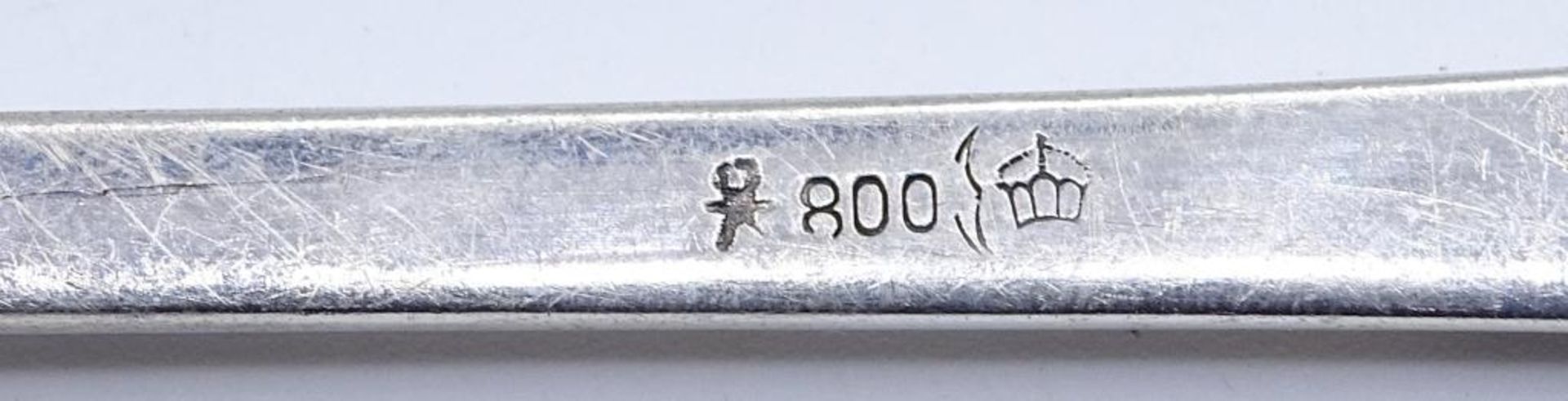 Großer Vorlegelöffel, Silber 800/000, L- 27cm, 75,3g - Bild 5 aus 5