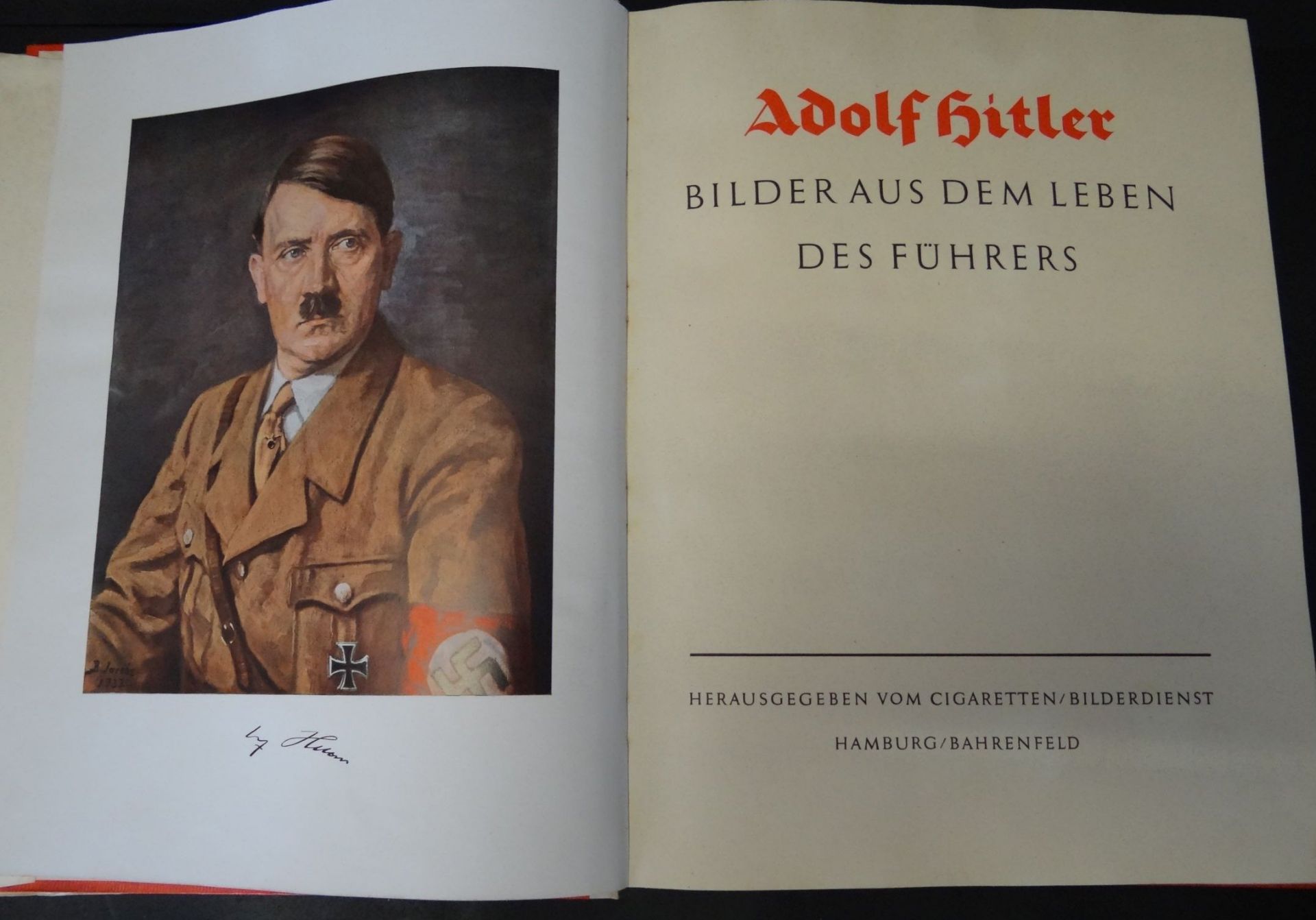 Propaganda-Sammelalbum "Adolf Hitler" komplett, 1936 - Bild 2 aus 8