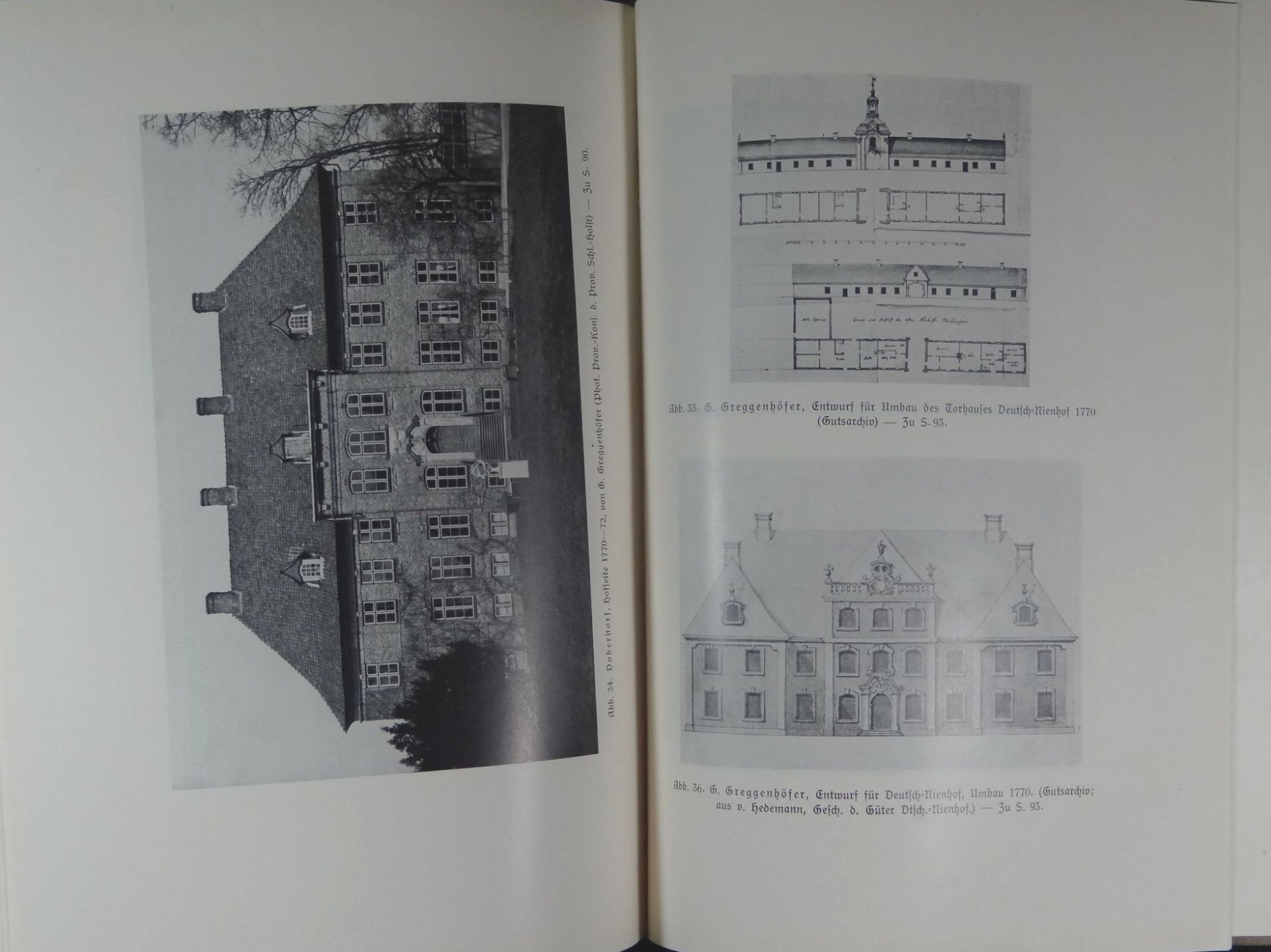 "Schleswig-Holsteinische Herrenhäuser...des 18.Jhd." 1935, viele Foto - Bild 8 aus 8