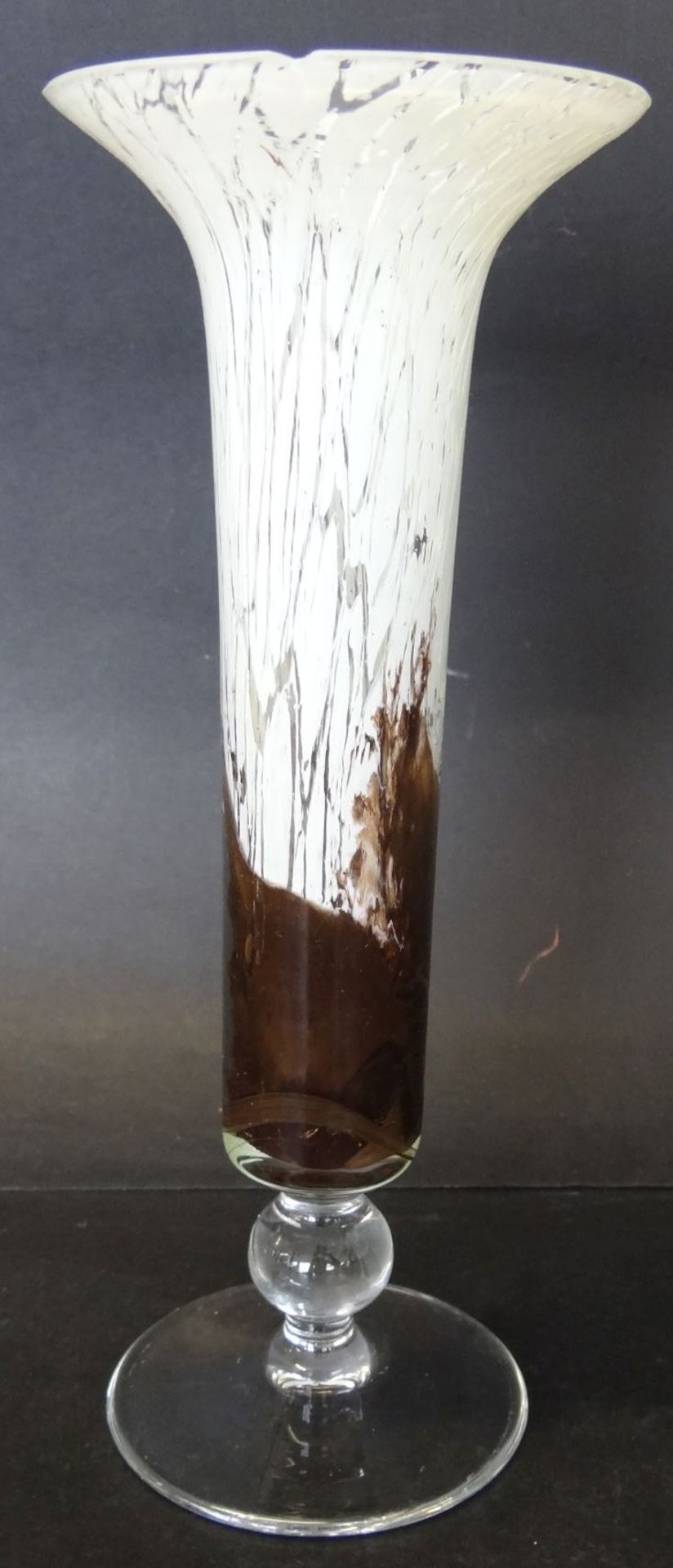 3x Kunstglas-Vasen, 1x mit Chip. H-15 bis 21 cm - Image 4 of 5