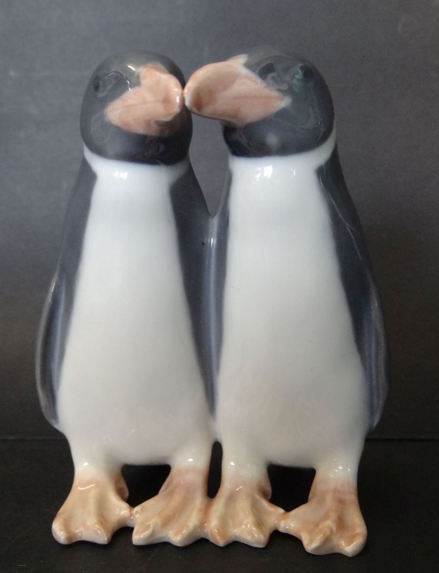 1x zwei, 1x einzelner Pinguin, Royal Copenhagen, H-9,5 cm - Bild 4 aus 8