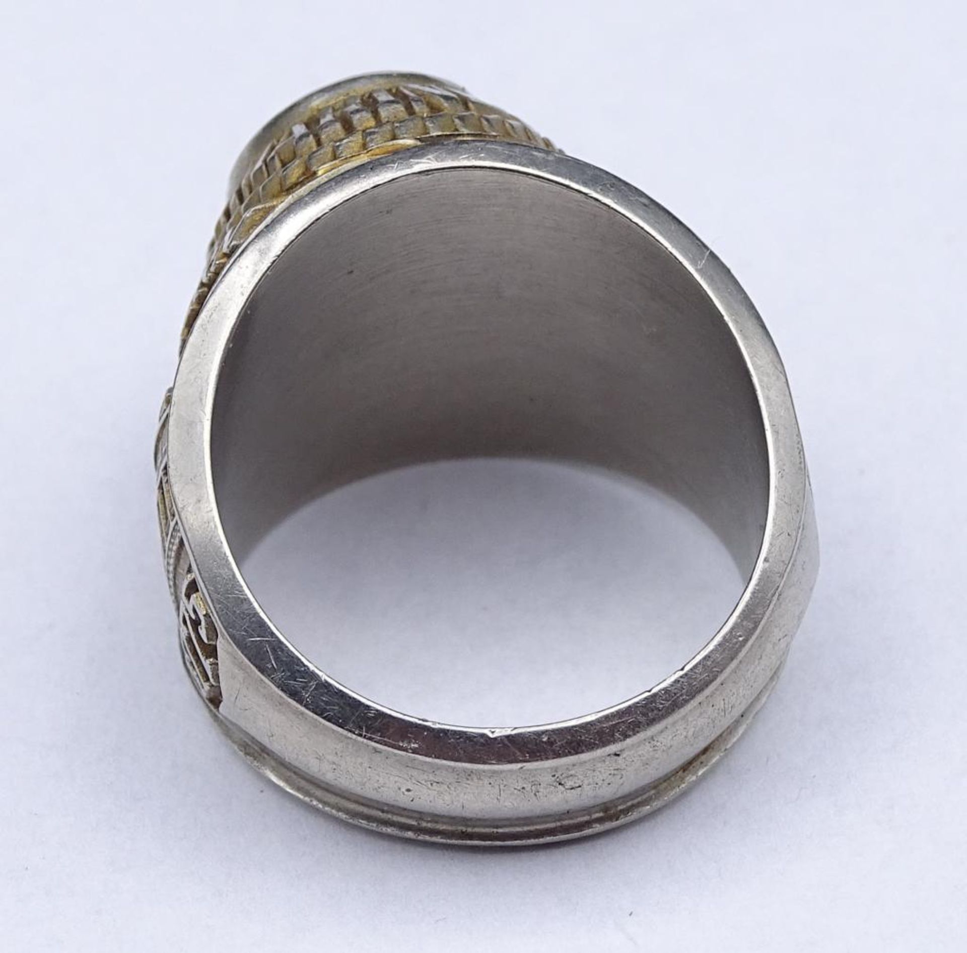 United States Marines Ring,Tun Tavern,USMC,1775,Edelstahl,innenschiene CC Alpha,Rubin Besatz ( - Bild 5 aus 5