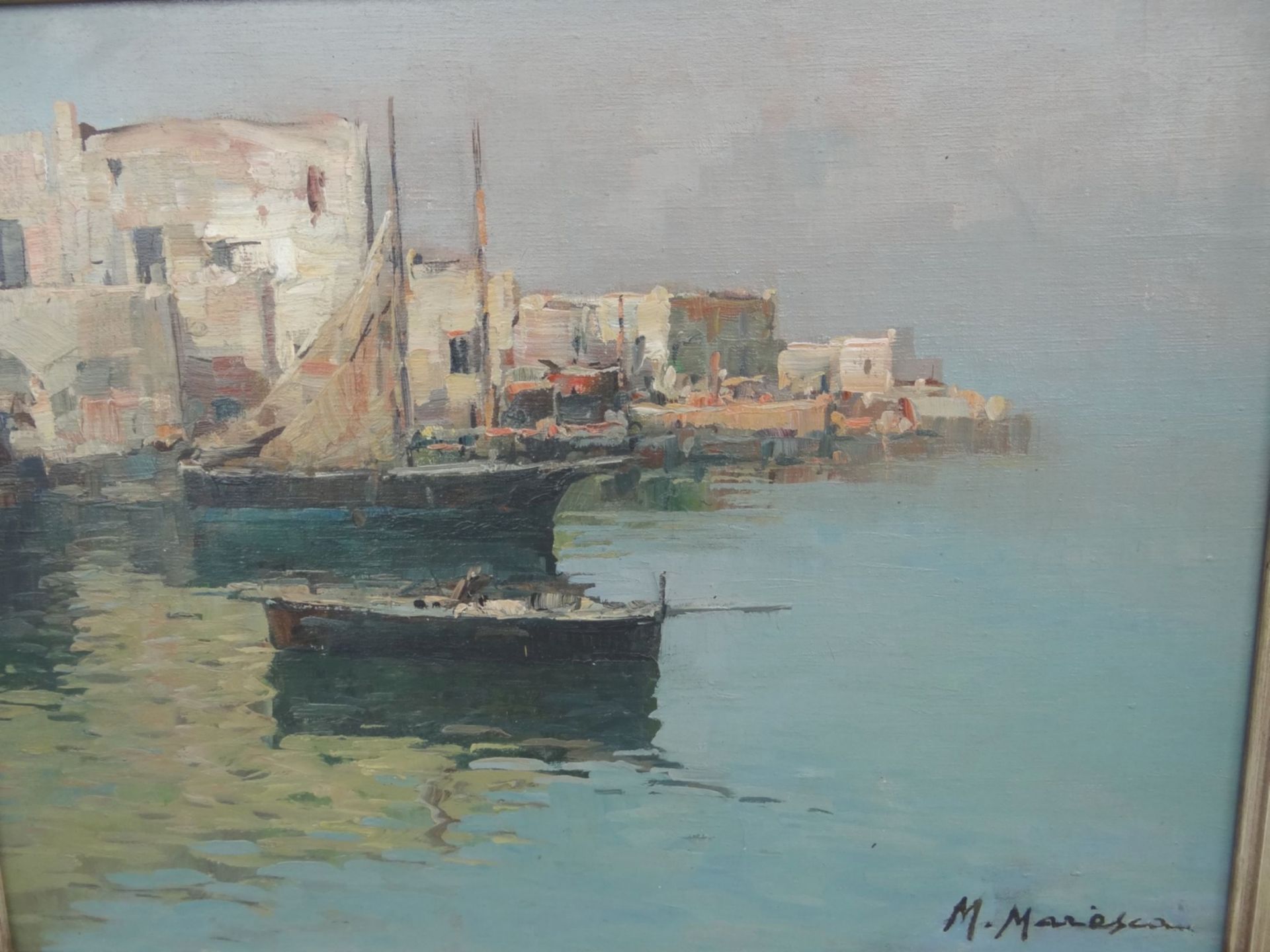 Mario MARESCA (1877-c.1959), wohl Venedig, Öl/Leinen, gut gerahmt, RG 45x55 c