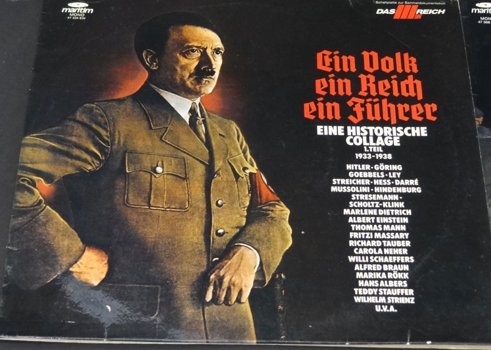 2x Langspielplatten "Ein Volk, ein Reich, ein Führer" 1+2 Tei - Bild 2 aus 8